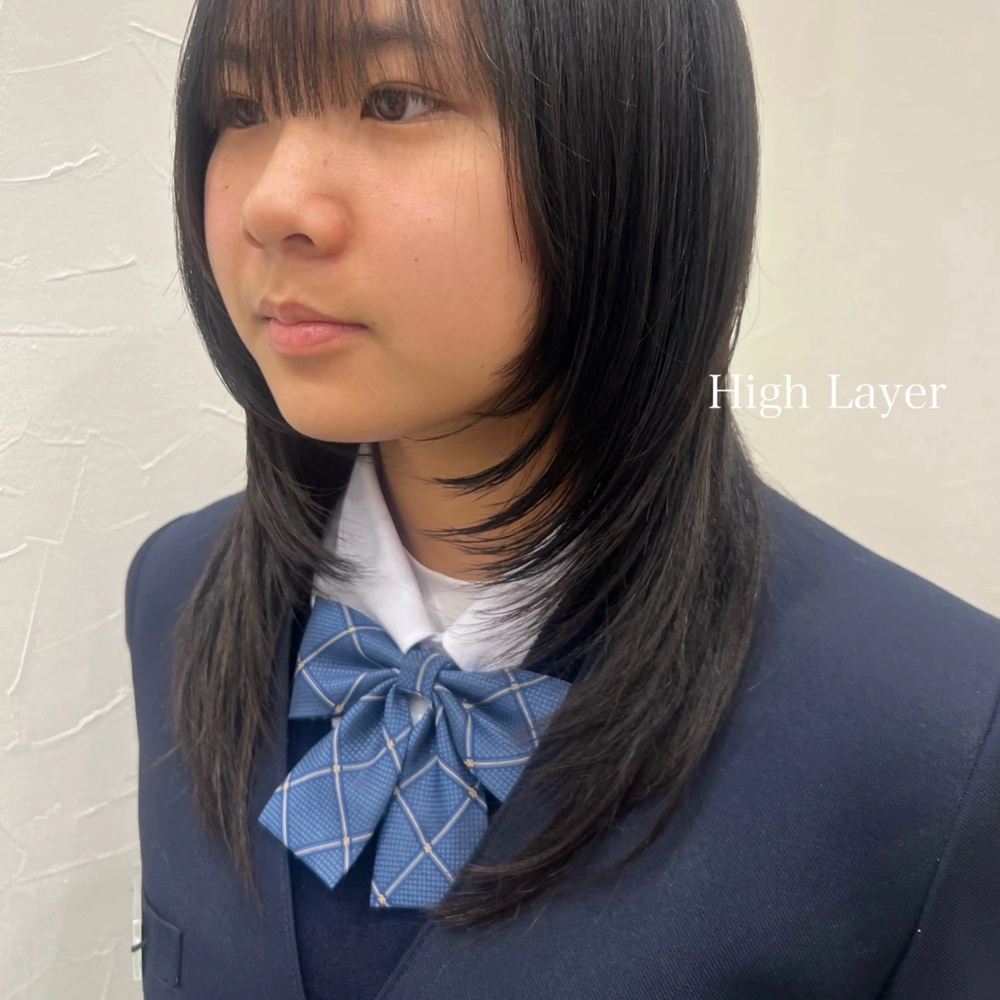 セミロング 疋田 伽菜子のヘアスタイル