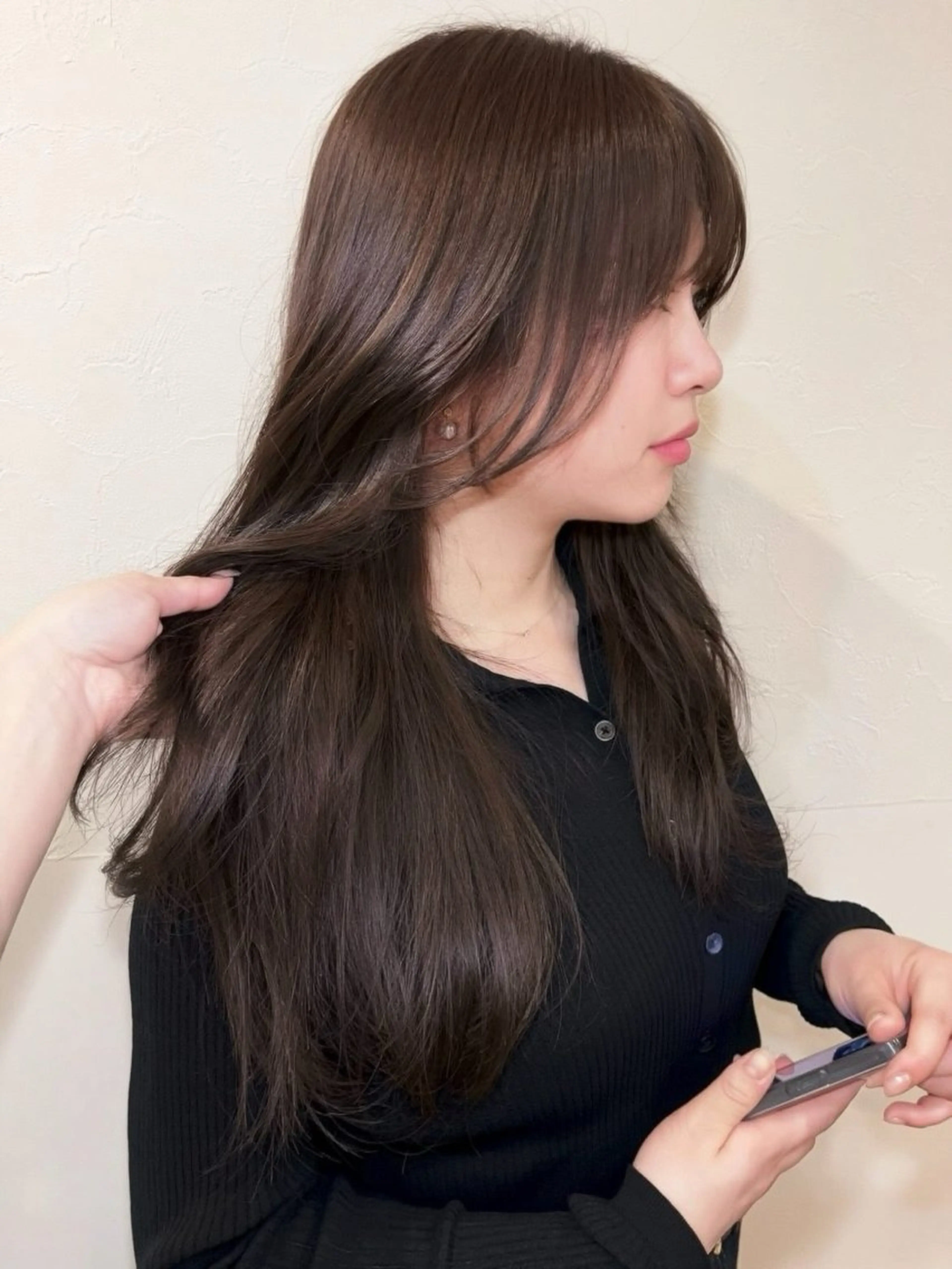 ロング カラー 透明感カラー 🍑透明感艶カラー 🍑/momoのヘアスタイル