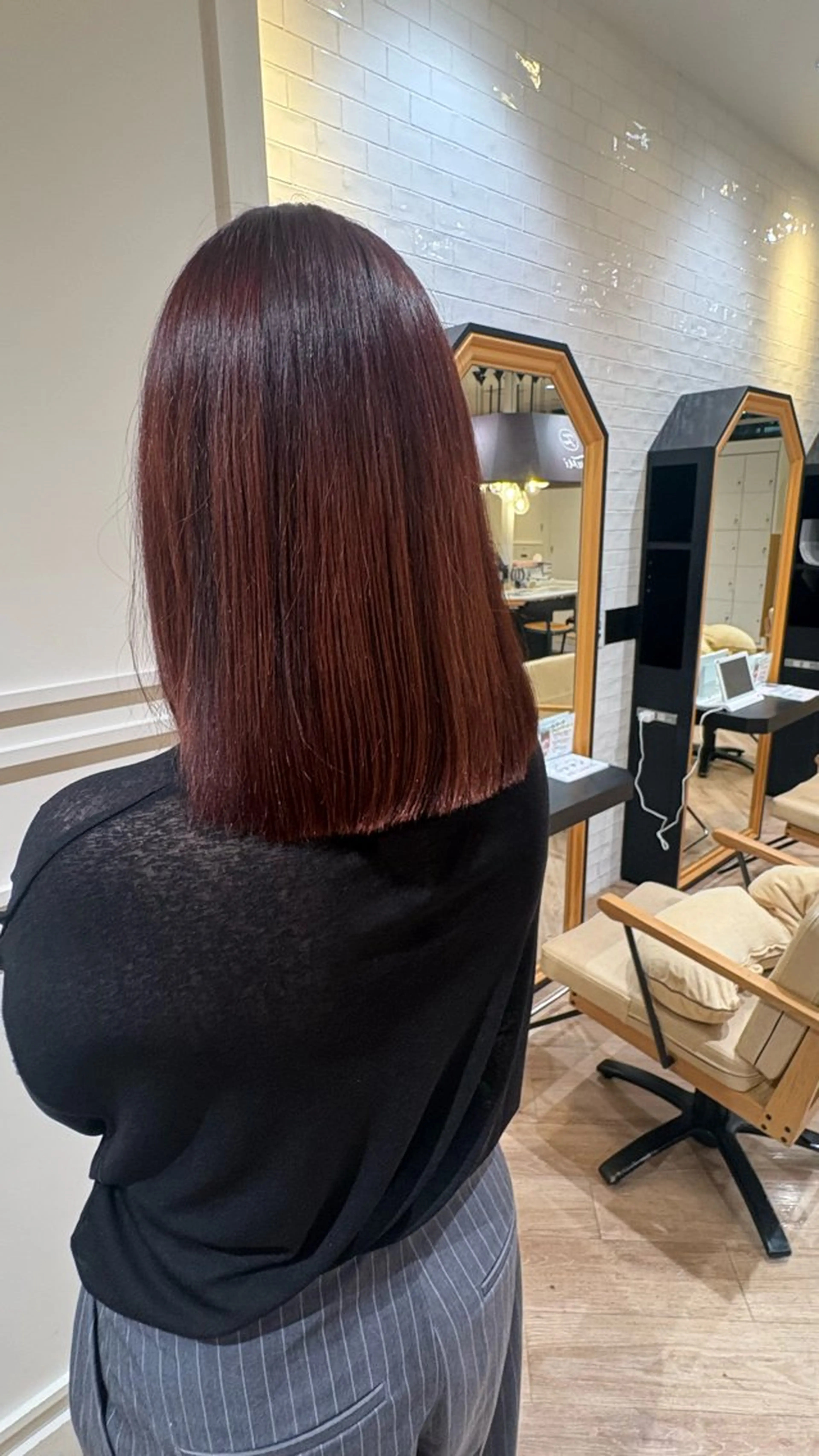 ミディアム カット かじ りんねのヘアスタイル