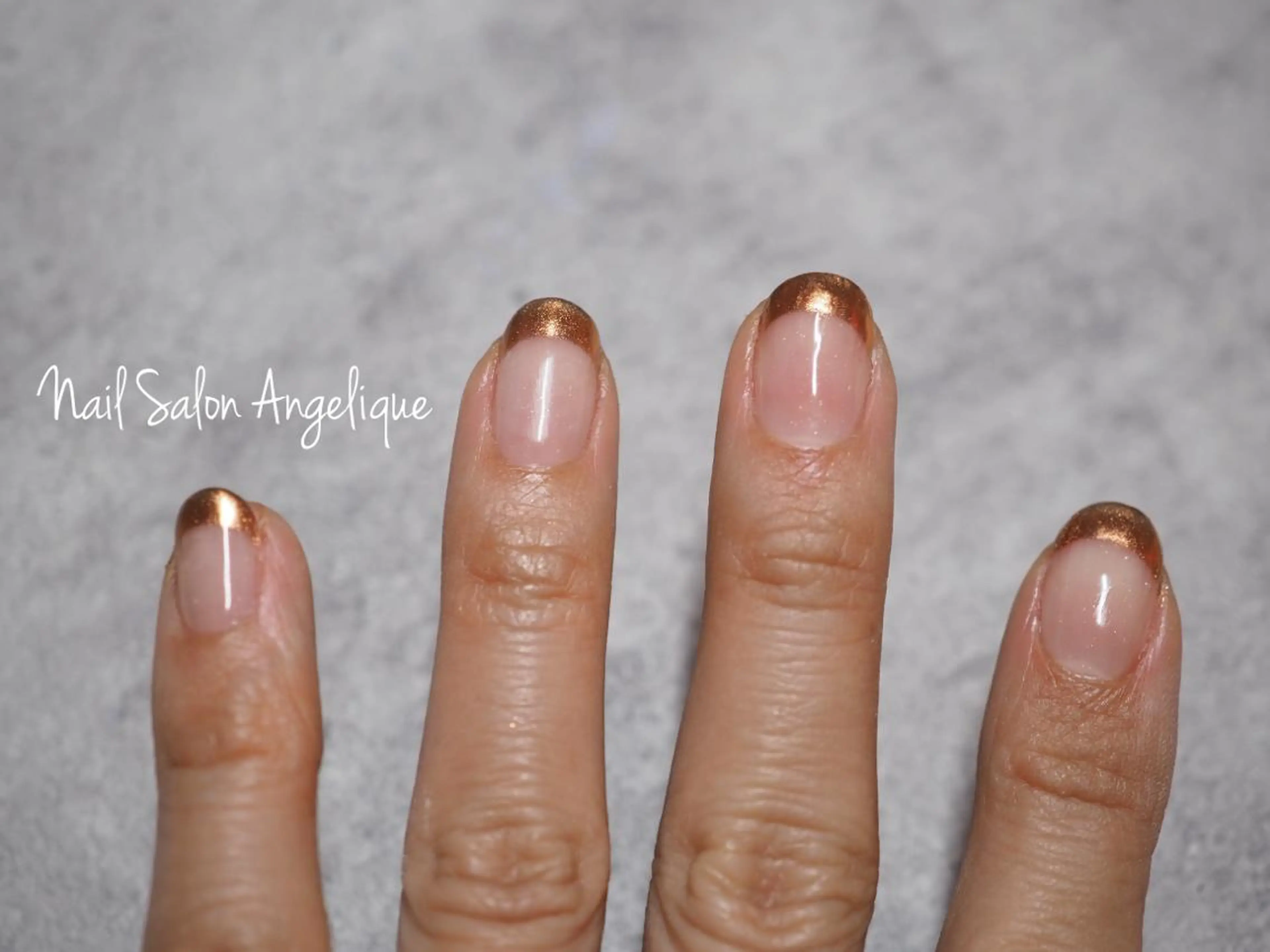 ネイル フレンチネイル ミラーネイル ハンドネイル Nailist Rumiのネイルデザイン