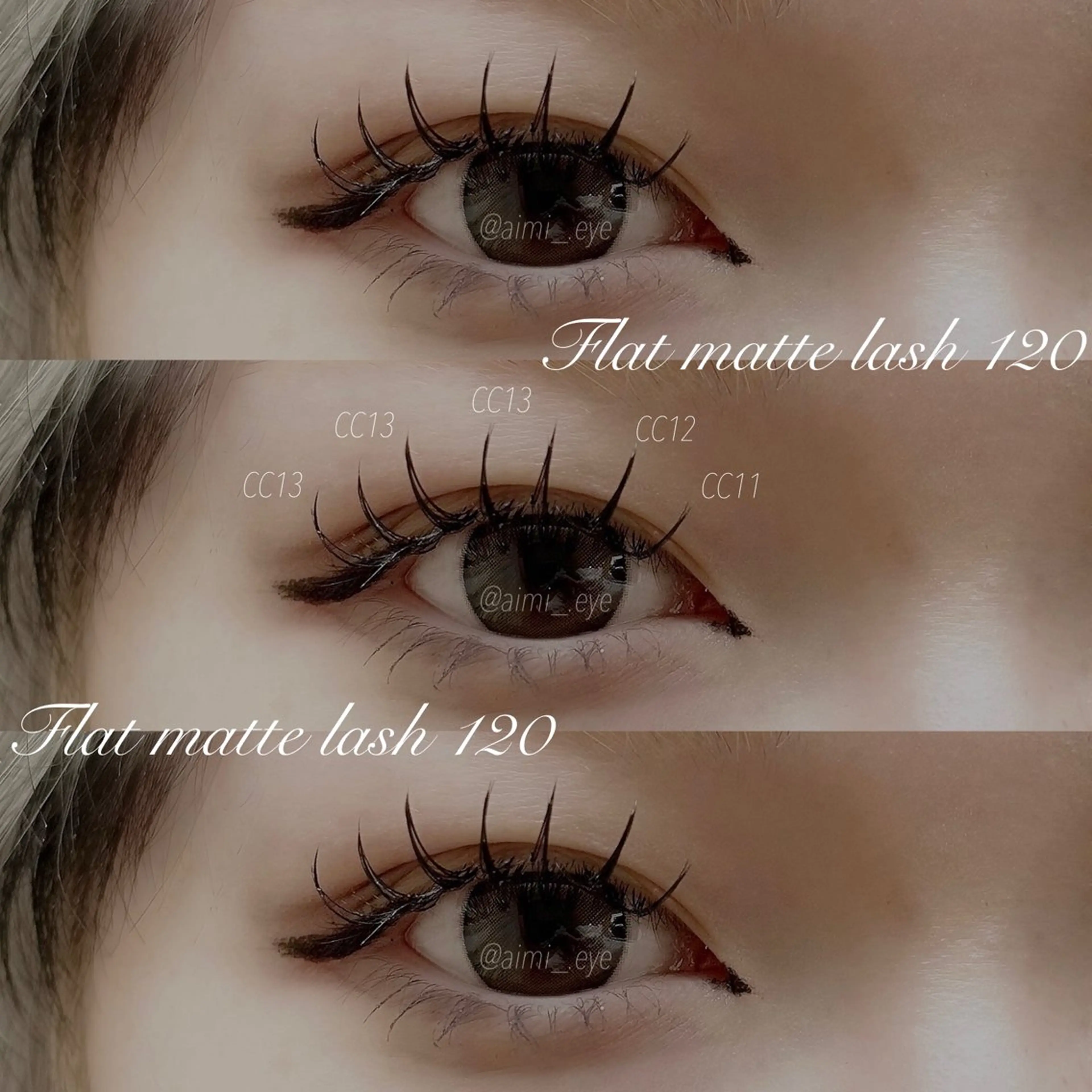 マツエク・マツパ CCカール Cカール キュート フラットラッシュ マツエク 𝙚𝙢𝙪. 🖤𝘼𝙞𝙢𝙞のマツエク・マツパデザイン