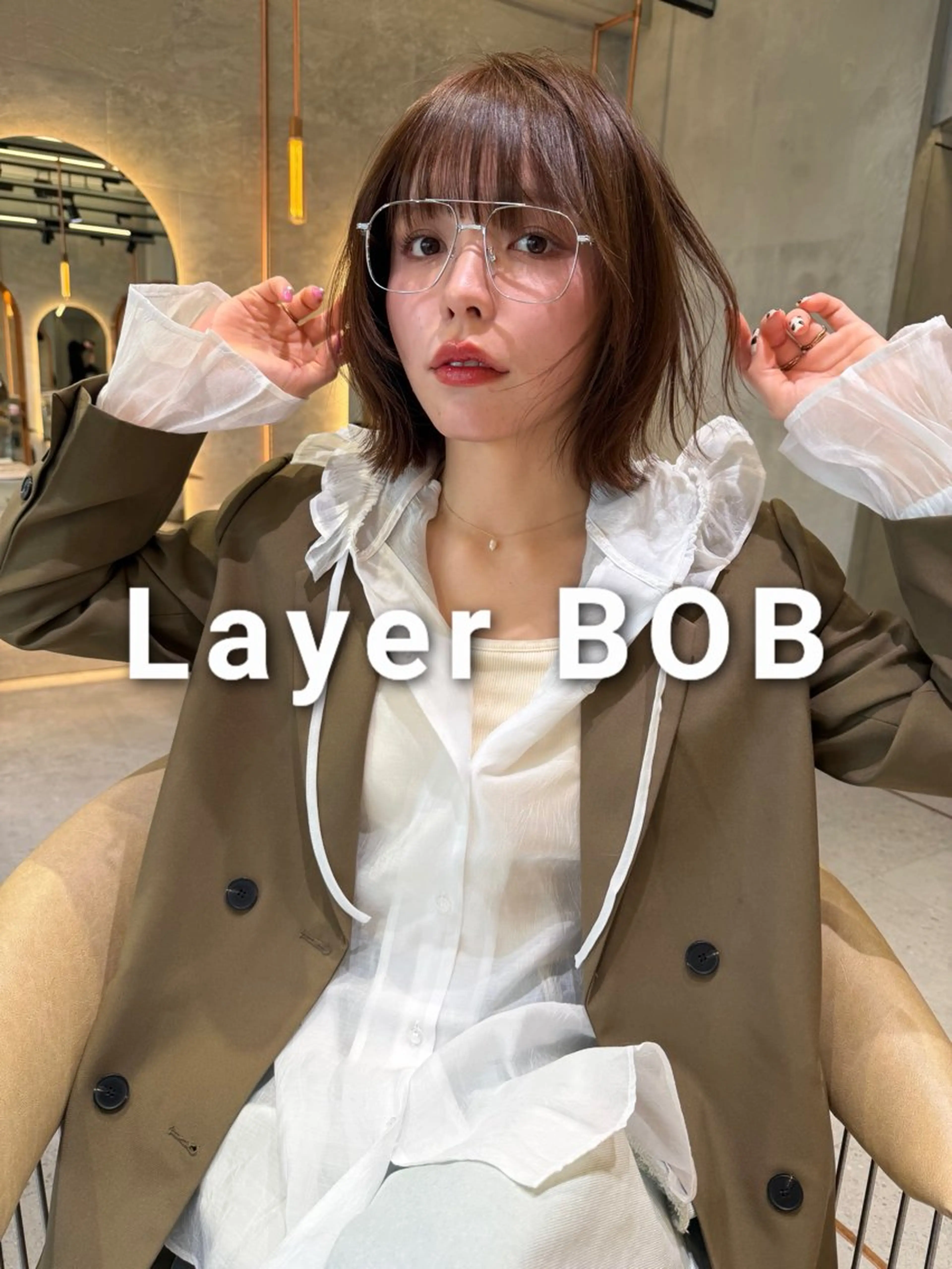 ショート カット ヘアカラー 廣瀬双葉 トップスタイリストのヘアスタイル