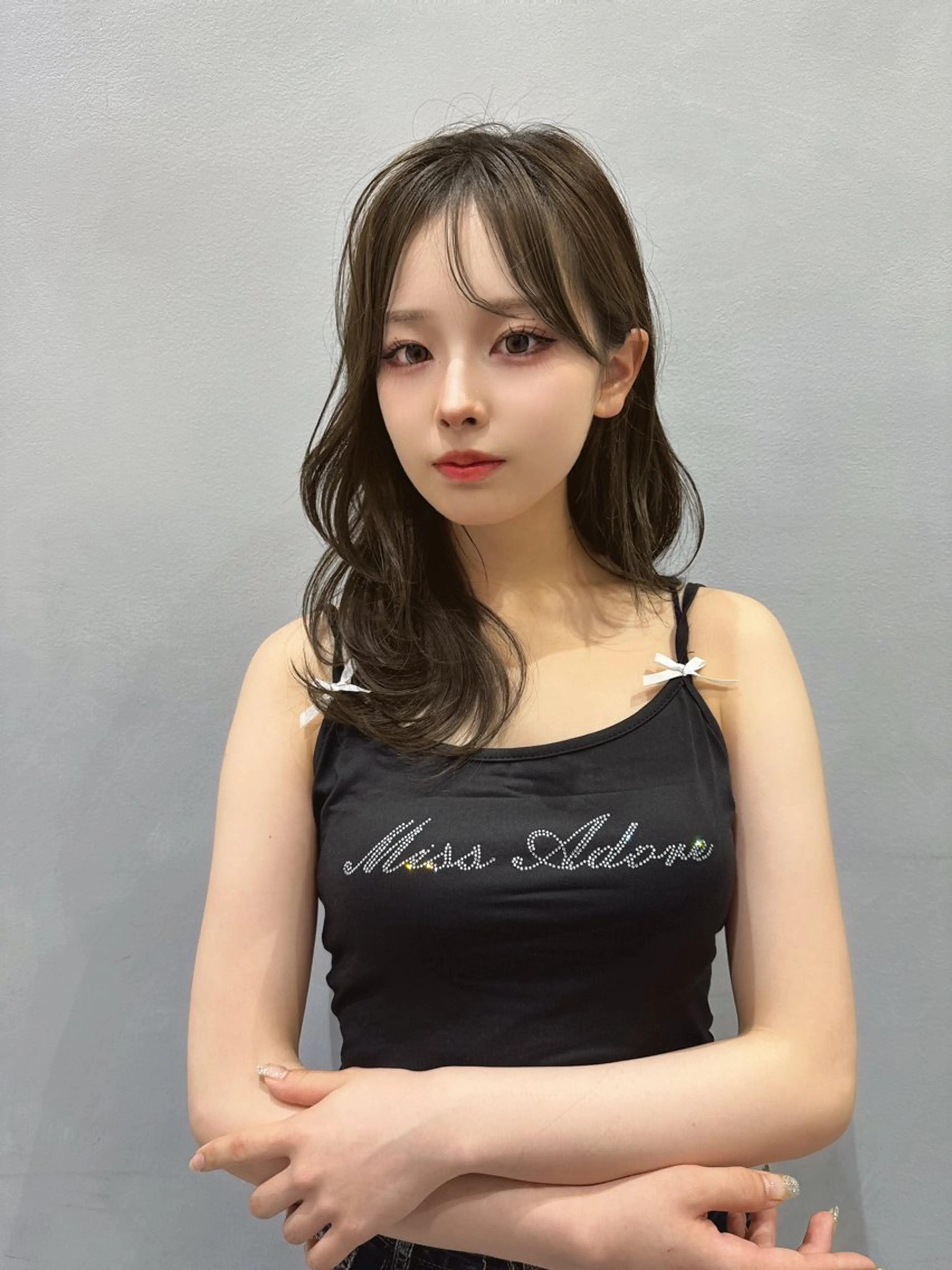 ロング カット ヘアカラー MASHU韓国ヘア/ レイヤー/透明感カラのヘアスタイル