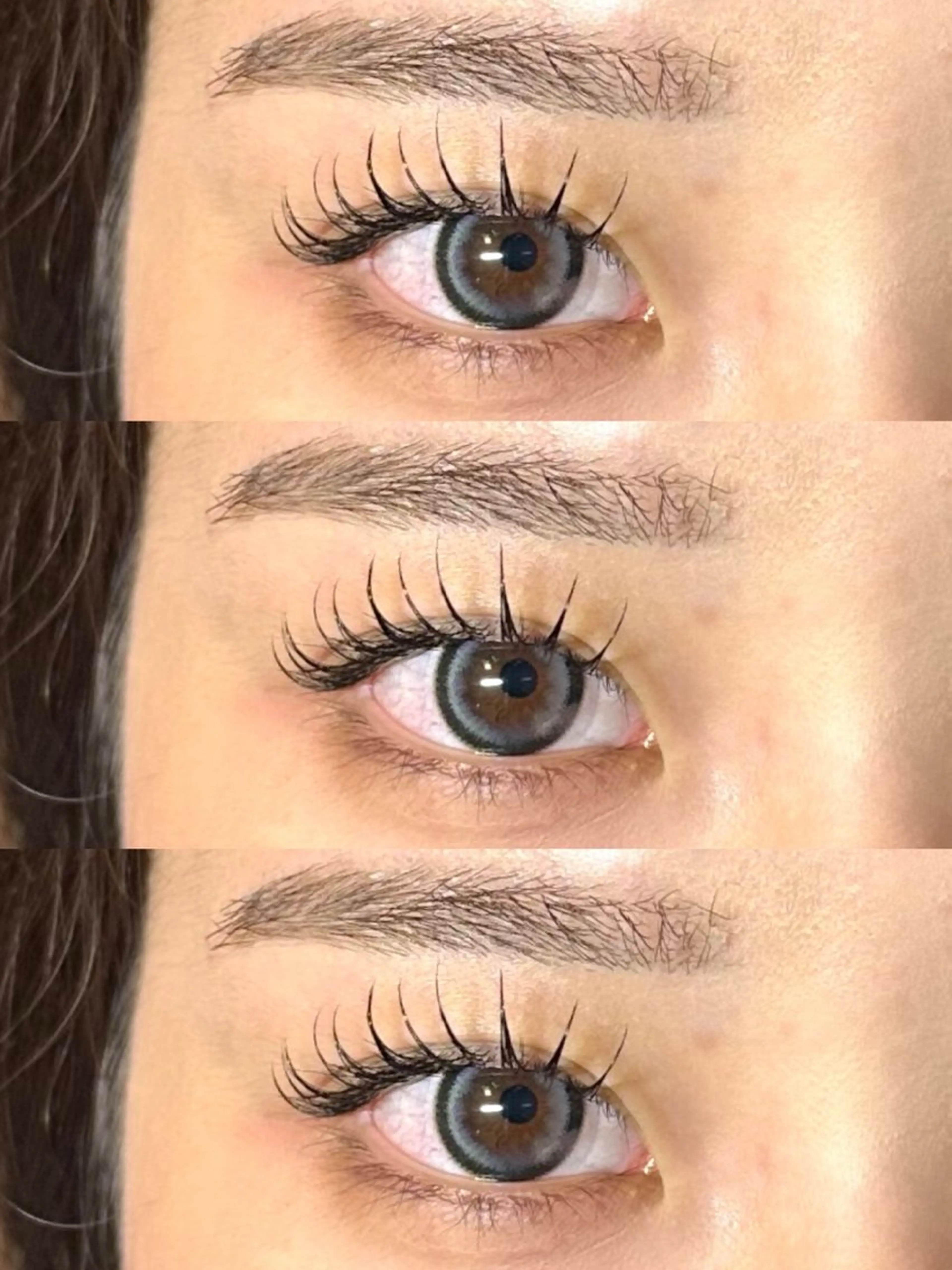 マツエク・マツパ フラットラッシュ Sour~un~ natsukiのマツエク・マツパデザイン