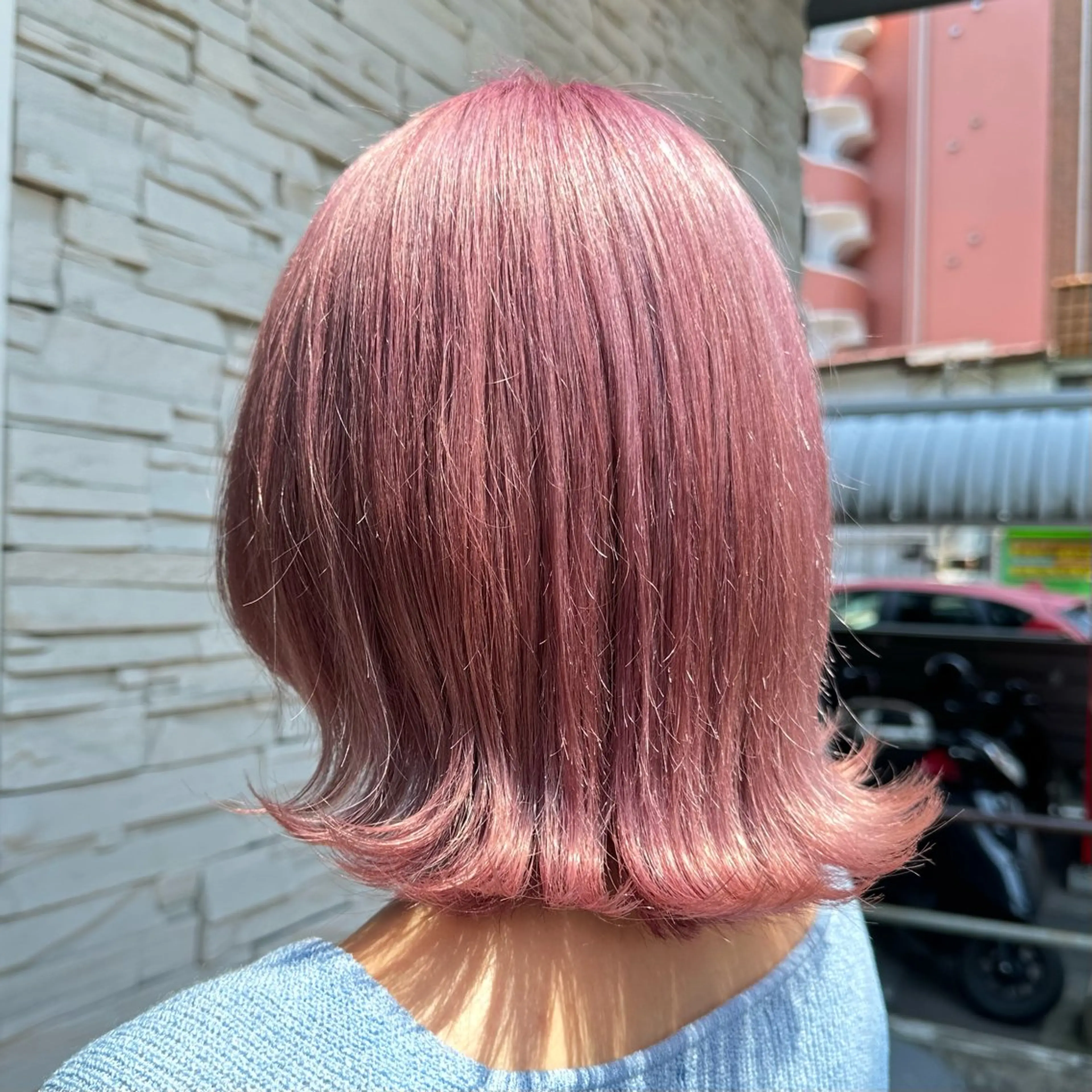 カラー ブリーチ ピンクカラー ヘアカラー Nao 【EIGHT札幌】のヘアスタイル