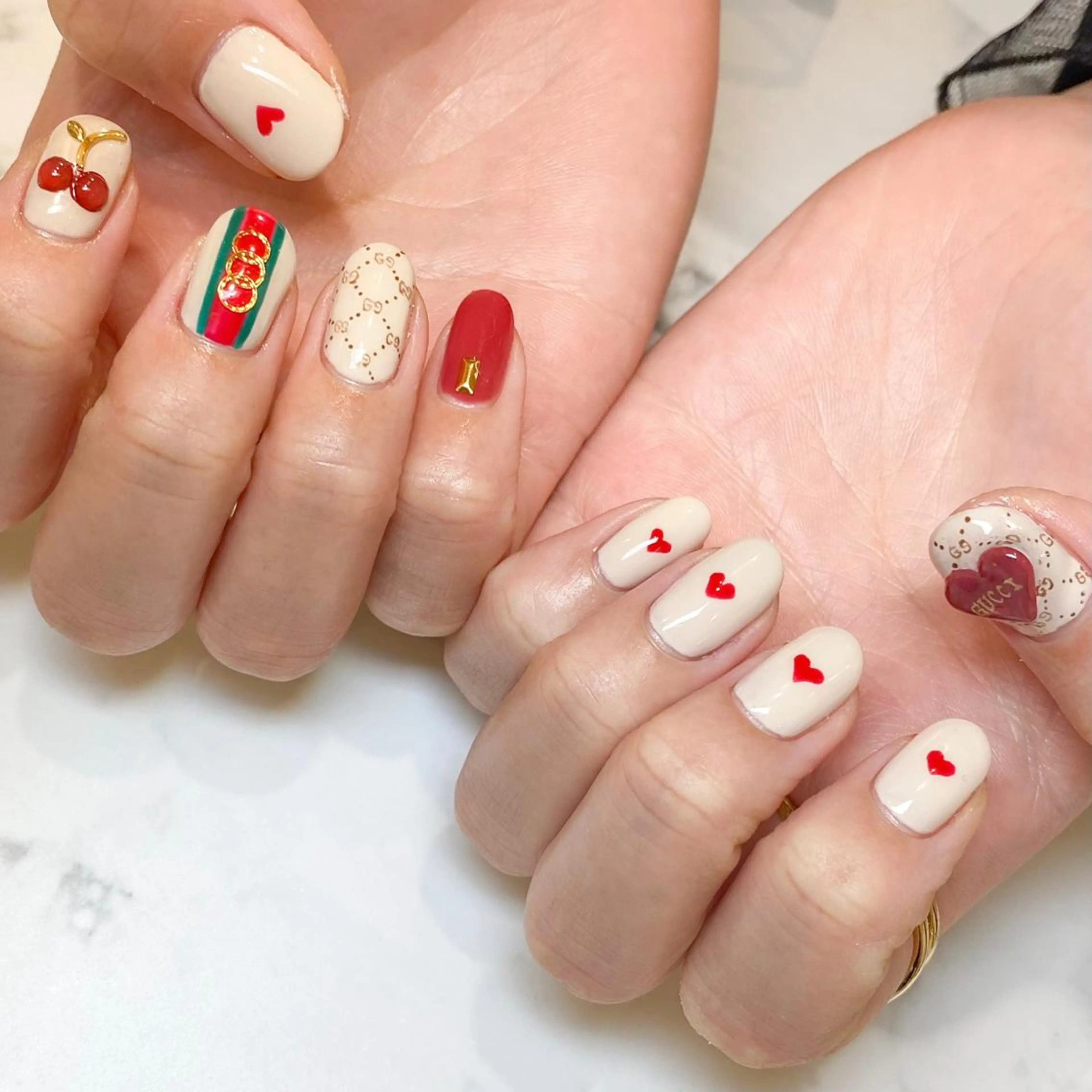 ネイル ハンドネイル タカハシ ☆パラジェルのネイルデザイン