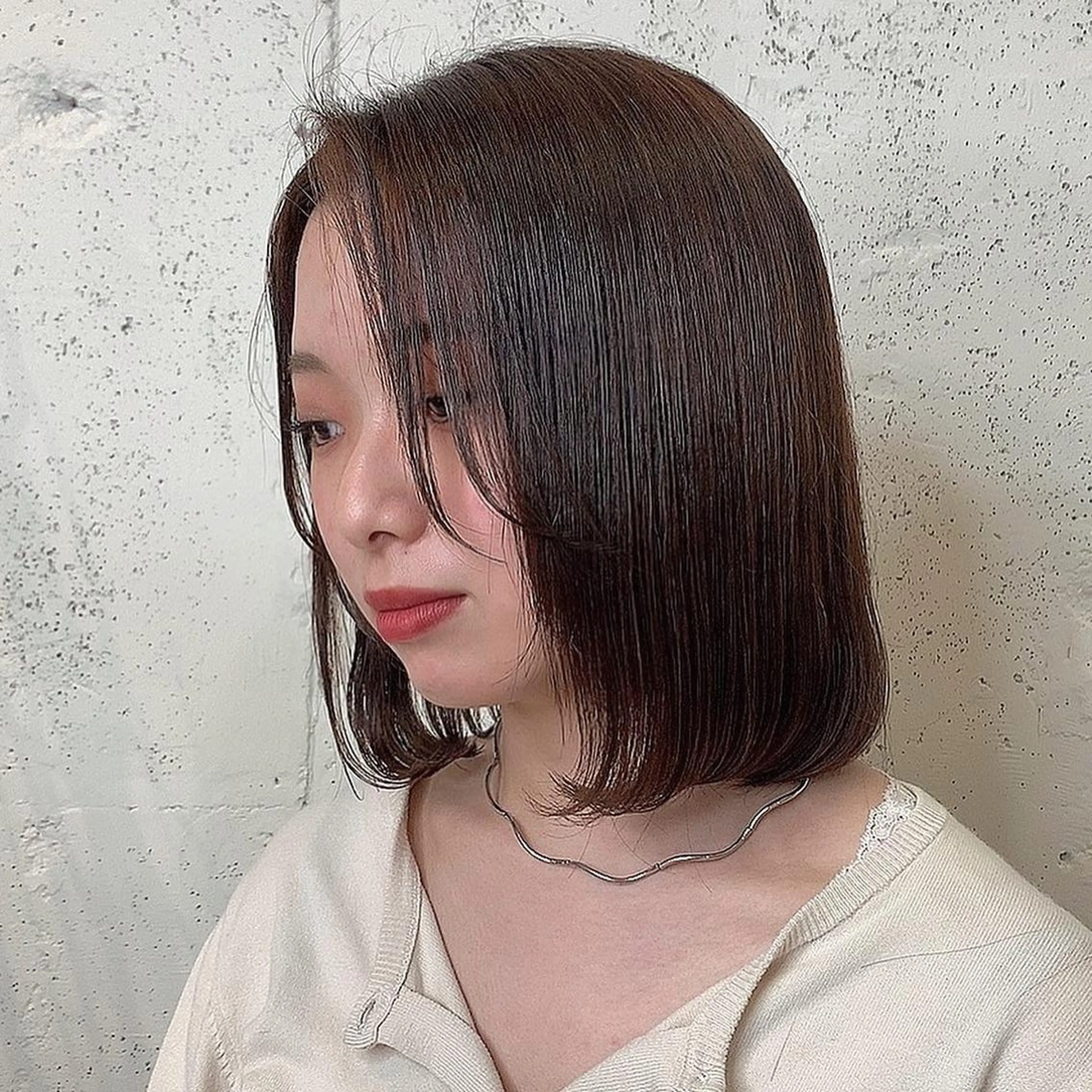 ミディアム カラー パーマ ヘアアレンジ メンズ キッズ ネイル マツエク・マツパ ボブ/レイヤー/ nanamiのヘアスタイル