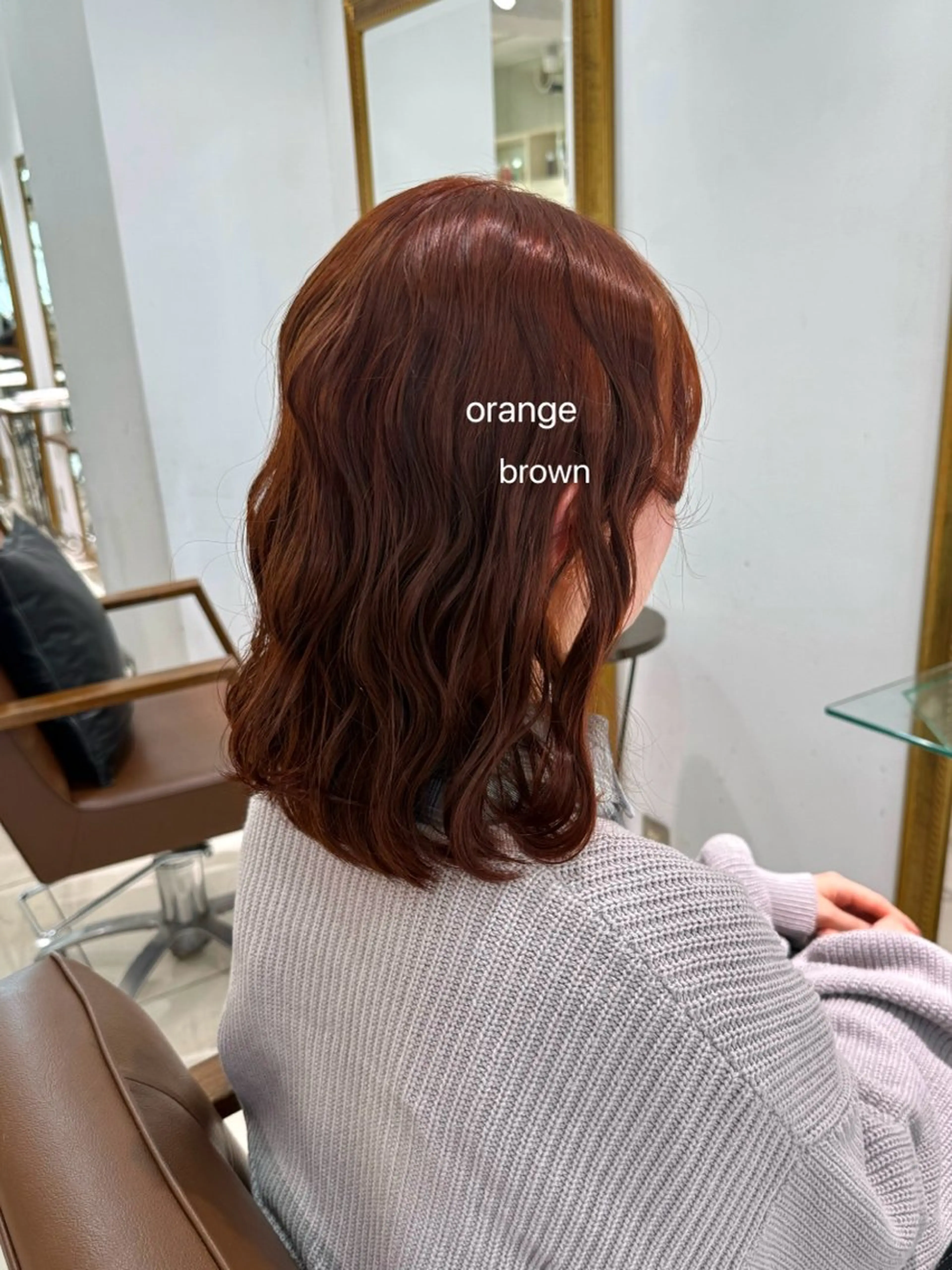 ミディアム カラー ブリーチ ブラウンカラー 透明感カラー ダブルカラー ブリーチなしカラー カット ヘアカラー トリートメント 髪質改善”透け感" カラー/Hono🪞のヘアスタイル