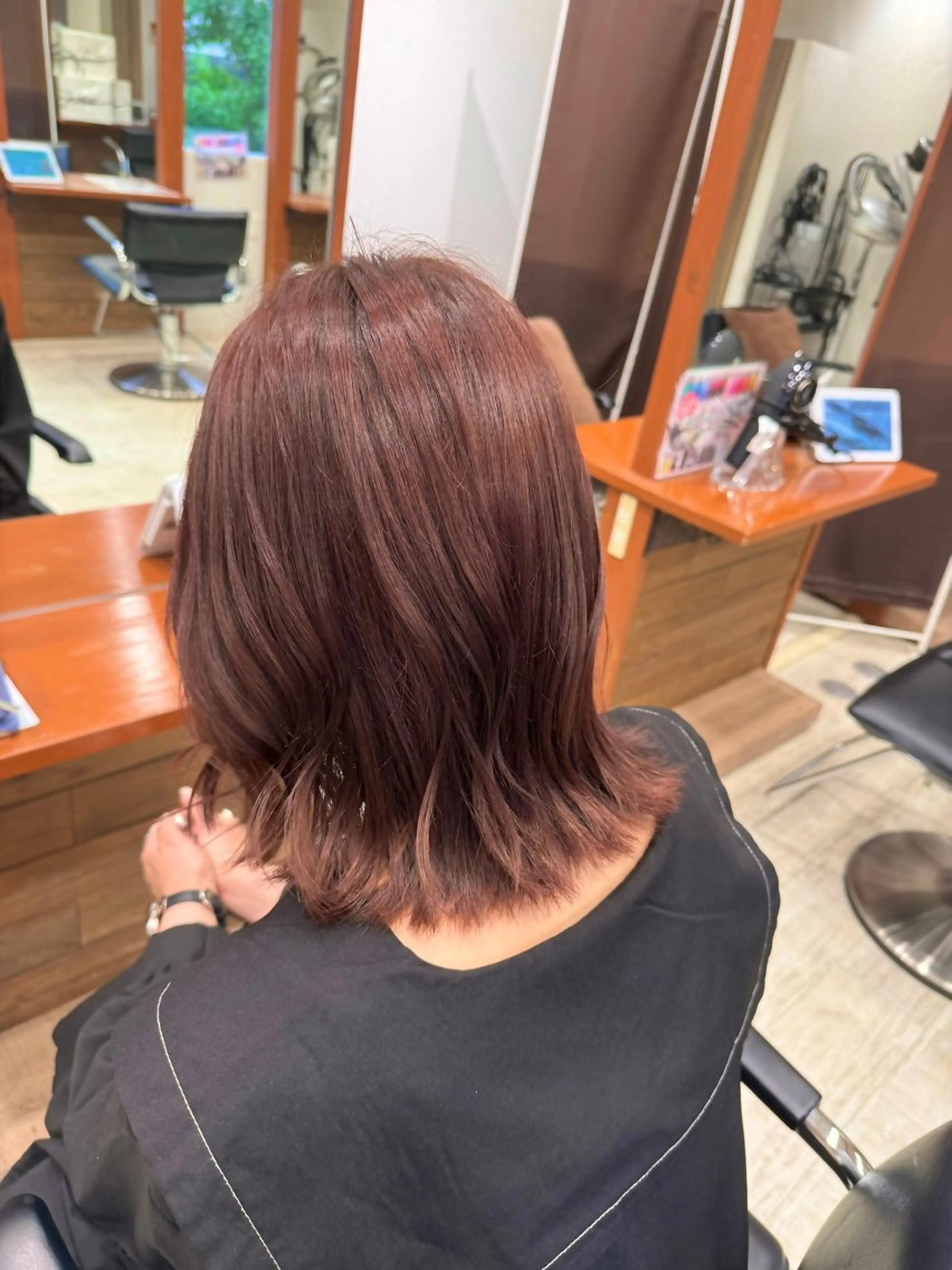 ミディアム ヘアカラー AYANO💎💎 CIEL なんば店のヘアスタイル