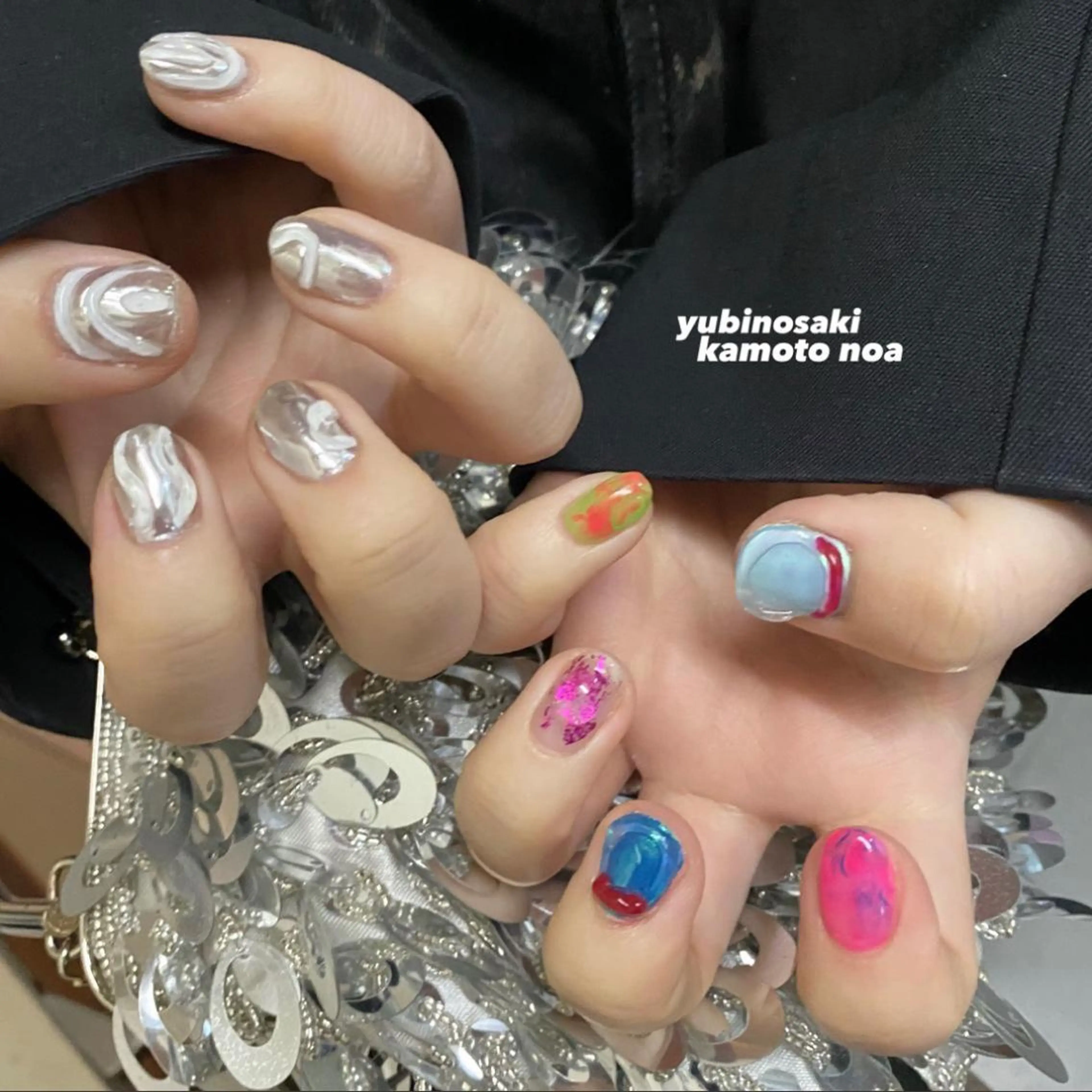 ネイル ゆびノさき茨木店 ニュアンス/アートのネイルデザイン