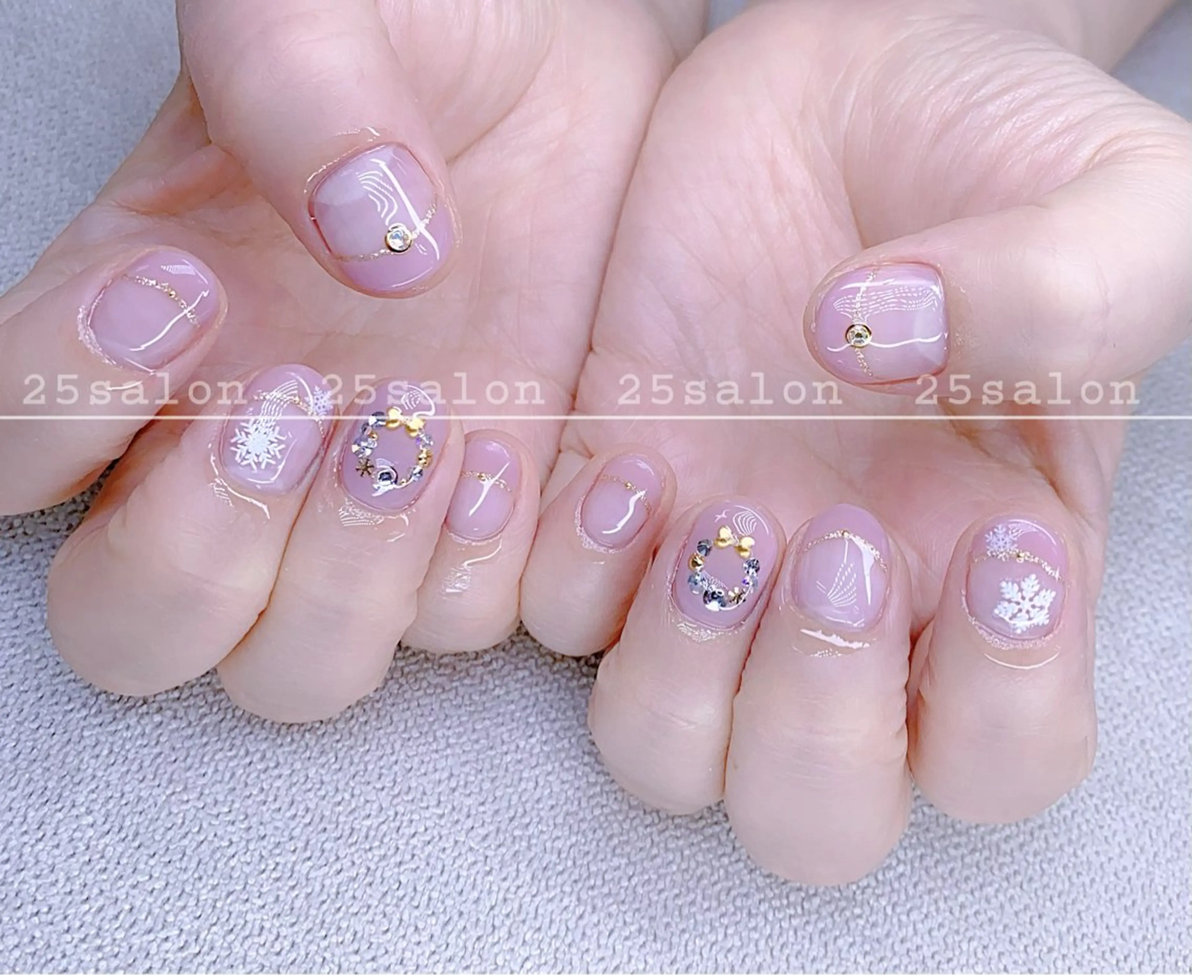 ネイル ジェルネイル 韓国ネイル ニュアンスネイル パラジェル ワンホンネイル 2 5のマツエク・マツパデザイン