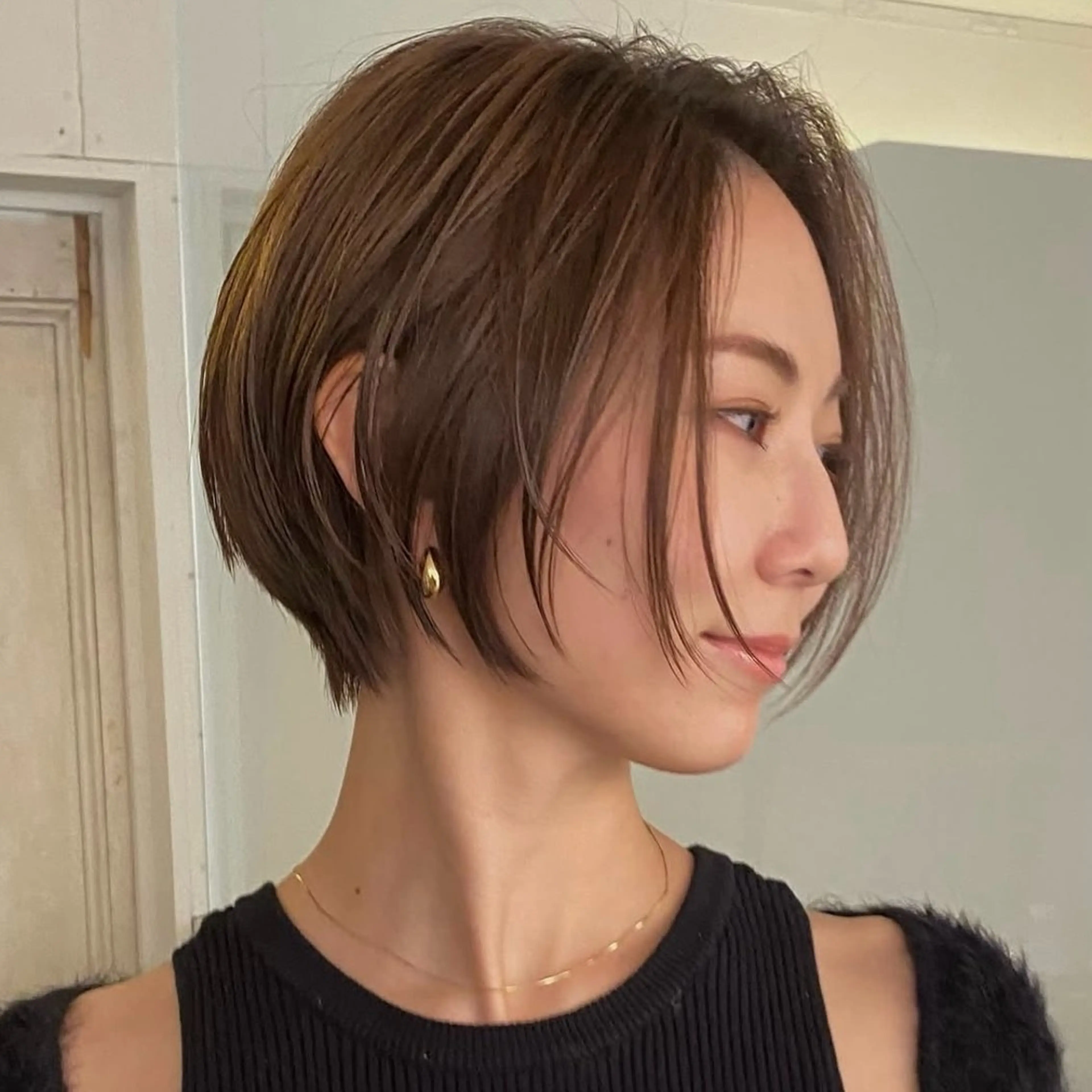 ショート ショートヘア ブリーチなし/透明感 /ショート/大世のヘアスタイル