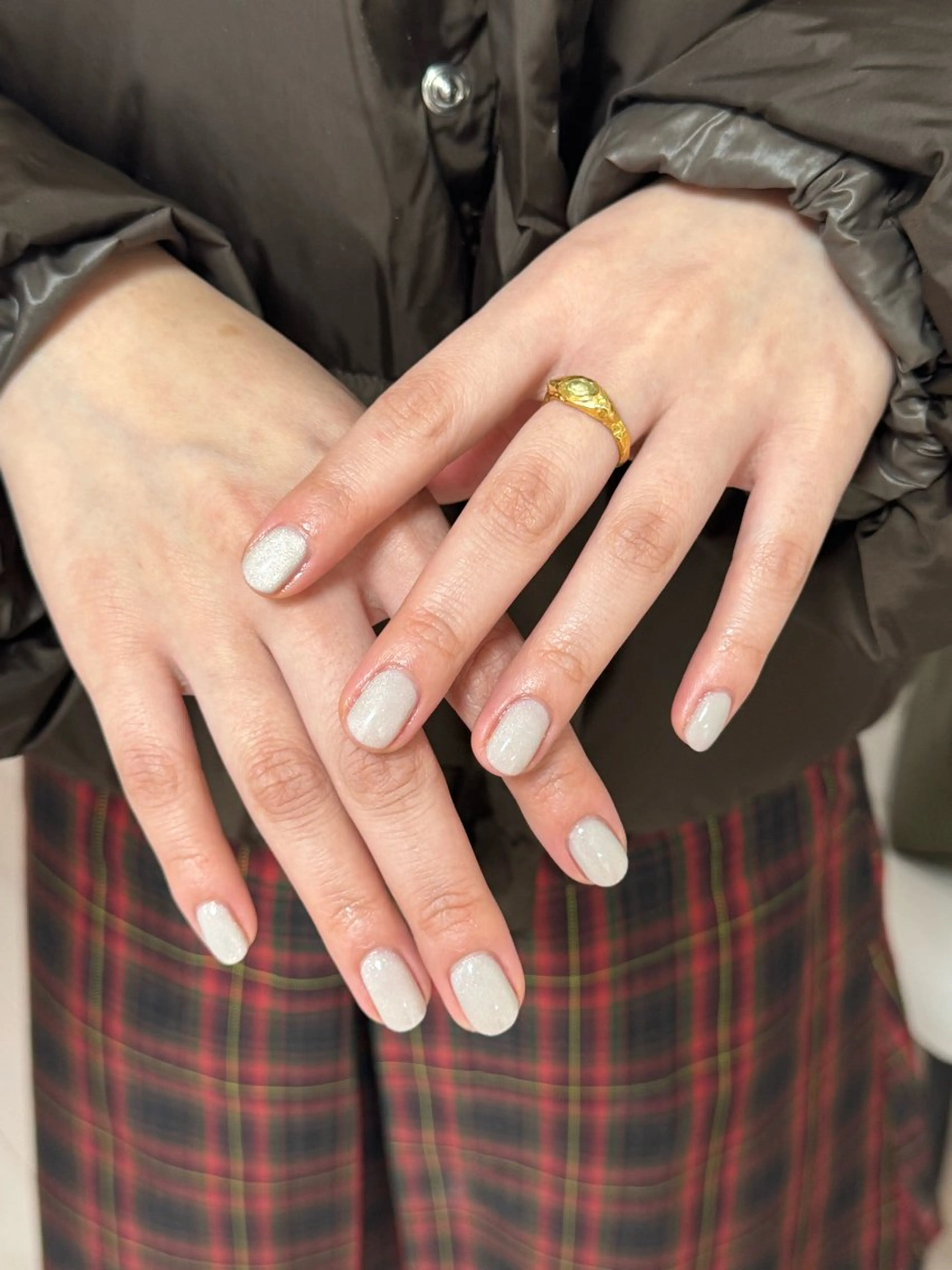 ネイル アートネイル オーロラネイル チークネイル フレンチネイル ガラスフレンチ ハンドネイル 🎀🎀YooLi Nail Salonのネイルデザイン