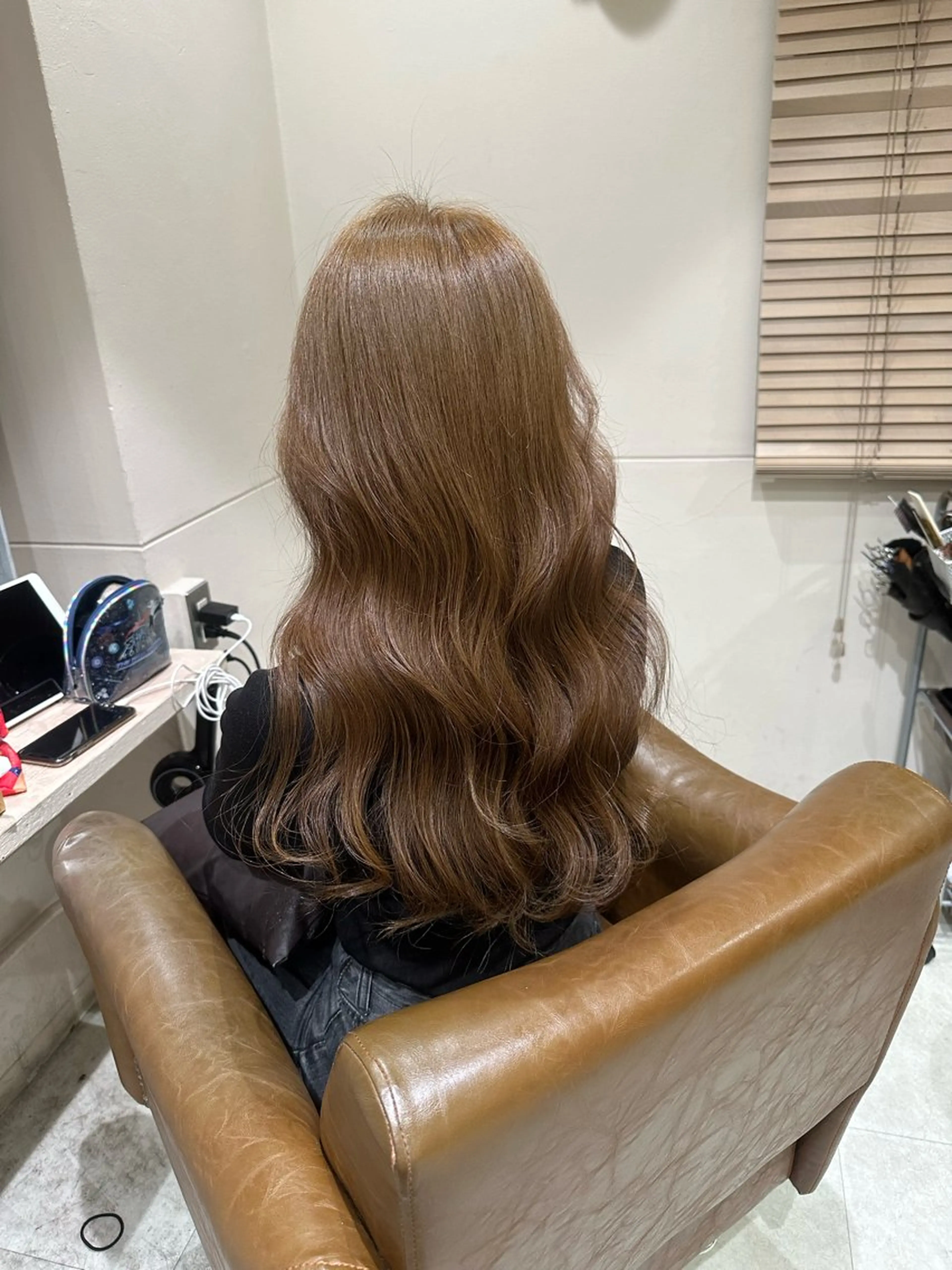 ロング カラー ブリーチ ブリーチなしカラー レイヤーカット× 髪質改善カラー　片山のヘアスタイル