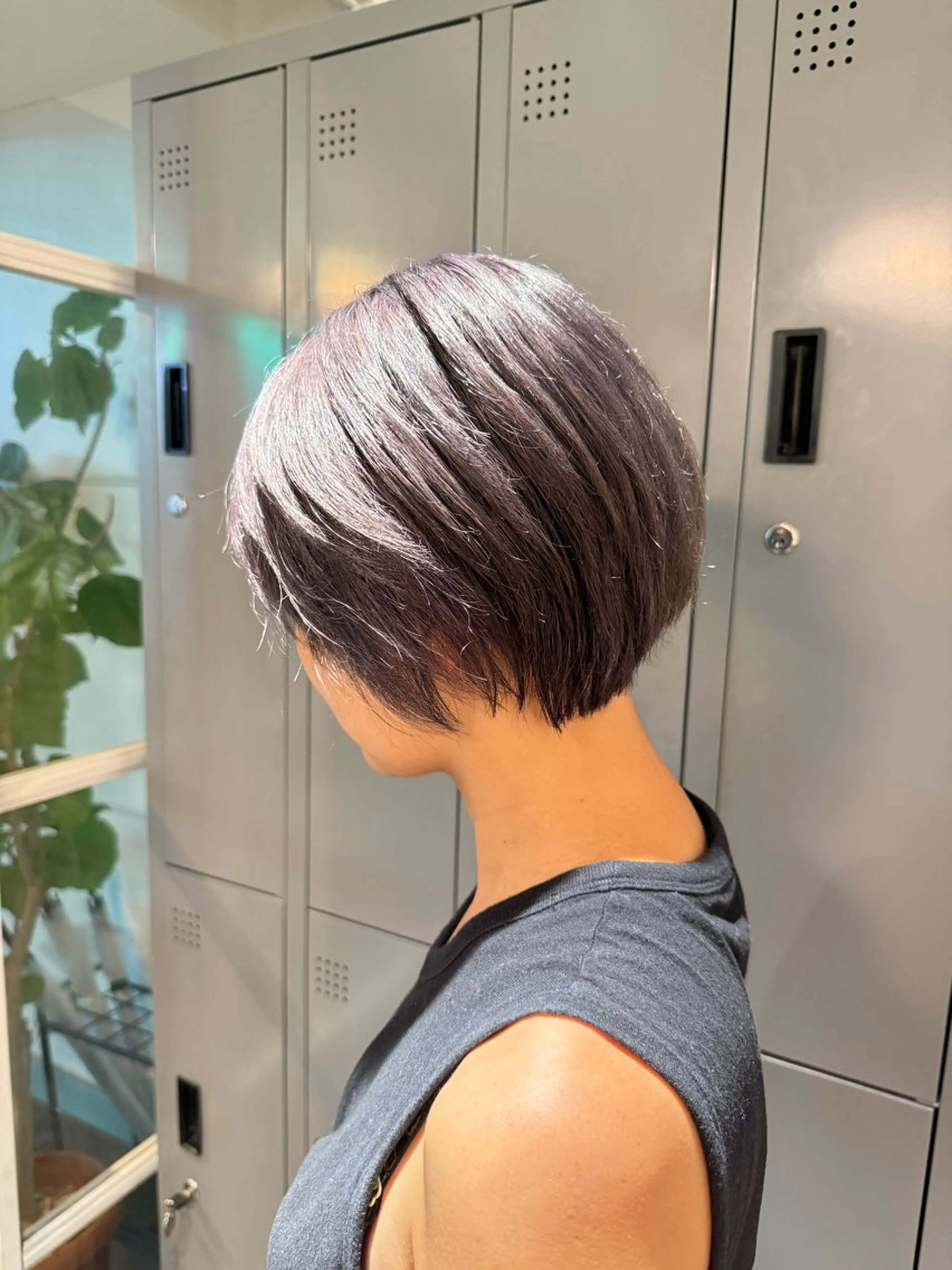 ショート カラー ラベンダーカラー シルバー 宮澤弘一/大宮/ 髪質改善/完全個室のヘアスタイル