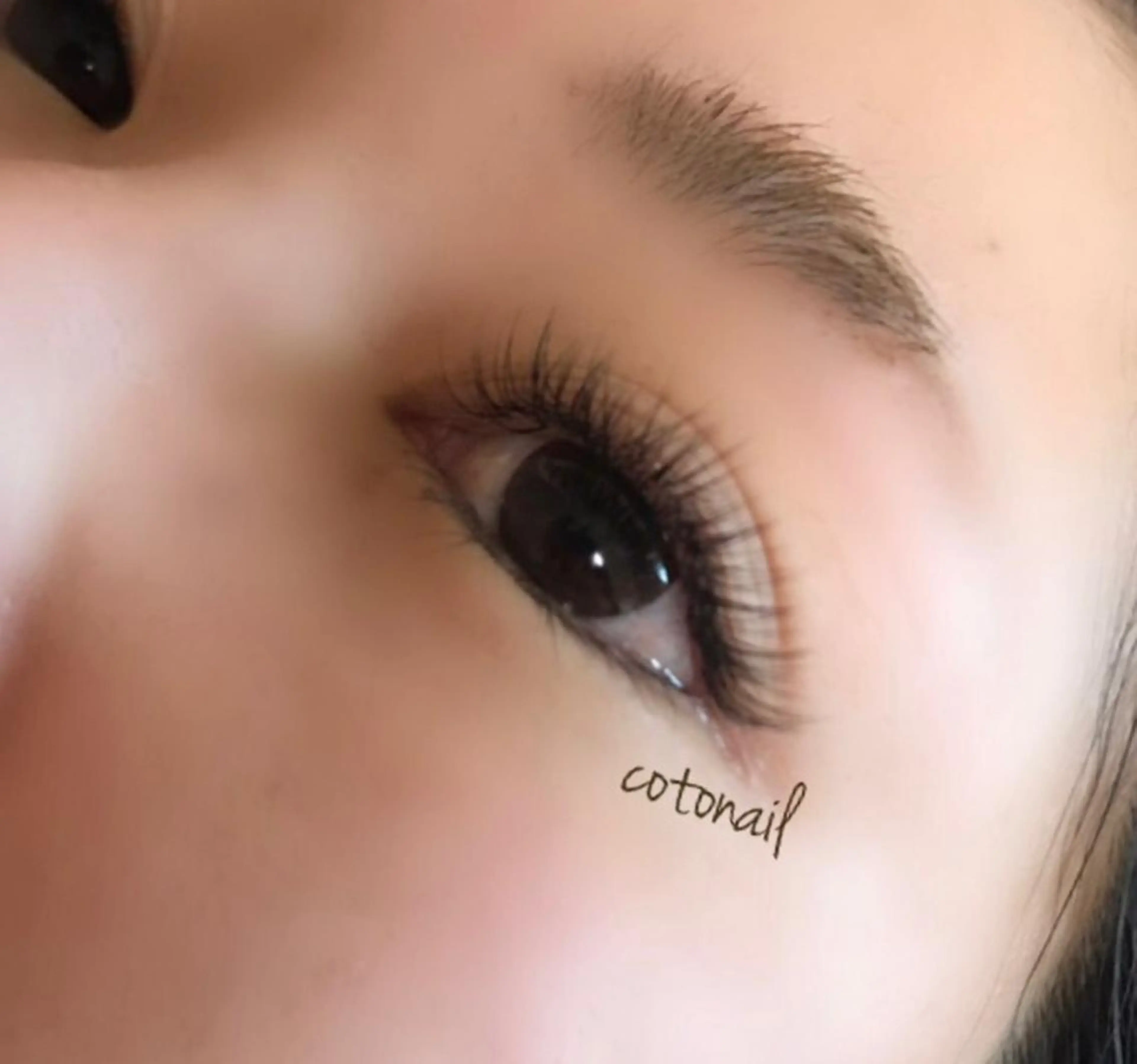 セミロング マツエク・マツパ 付け放題 エクステ ツメトマツゲ .のネイルデザイン