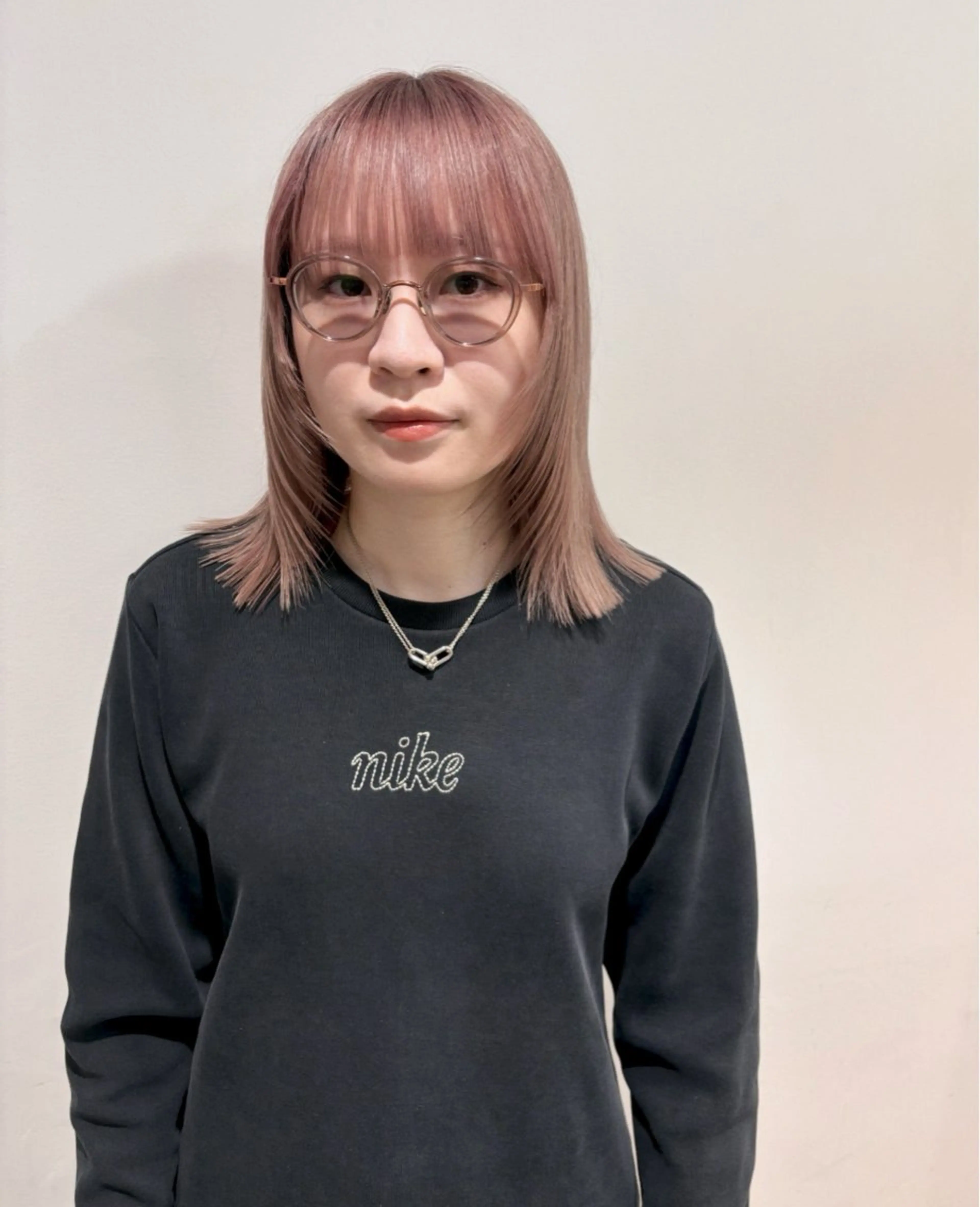 ミディアム 顔まわりレイヤー レイヤーカット ぬくい せいな💫のヘアスタイル