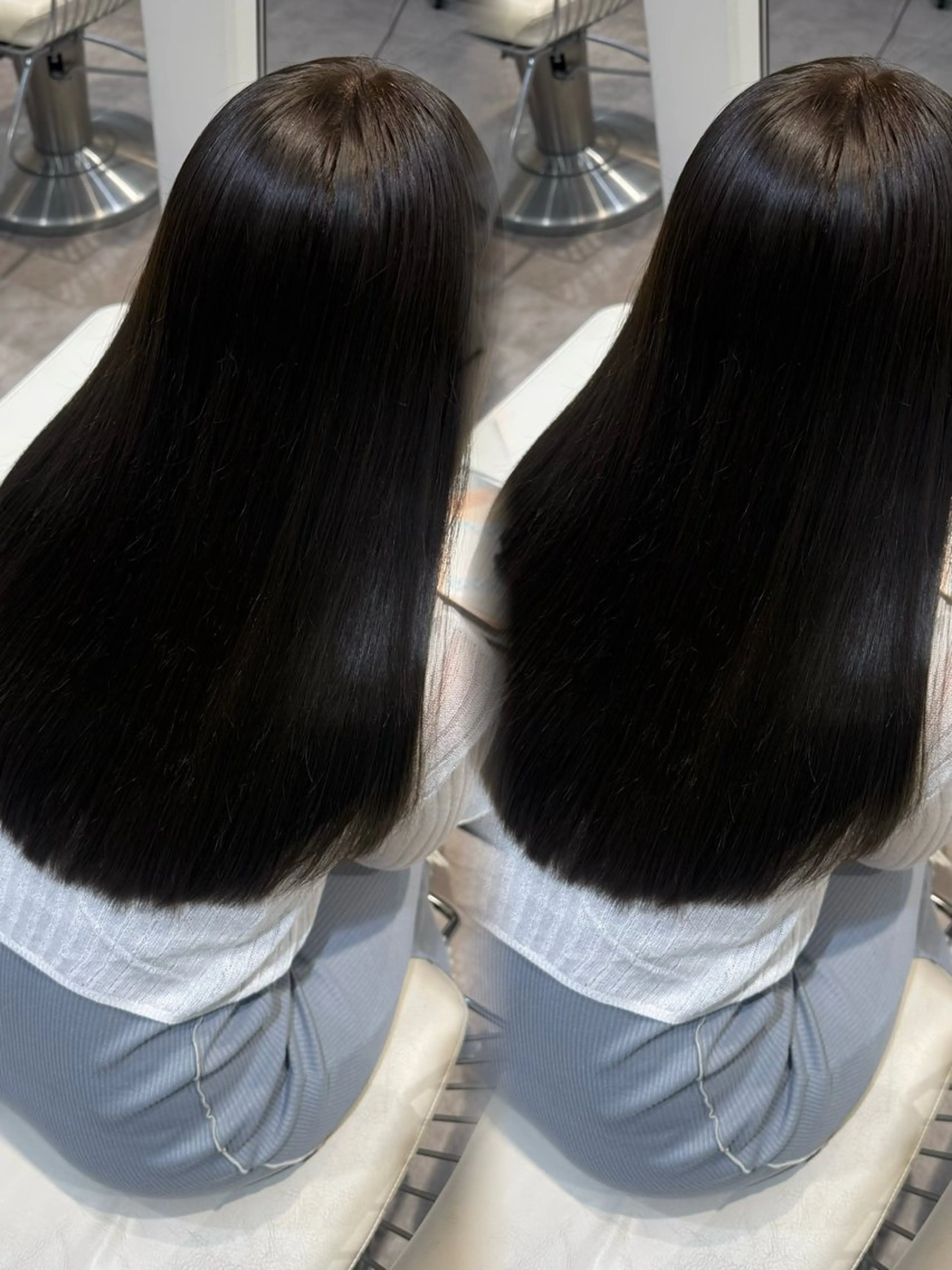 ロング カラー 透明感カラー グレージュ 学生 髪質改善 トリートメント カット ヘアカラー トリートメント 💎透明感カラー特化 💎TAISEIのヘアスタイル