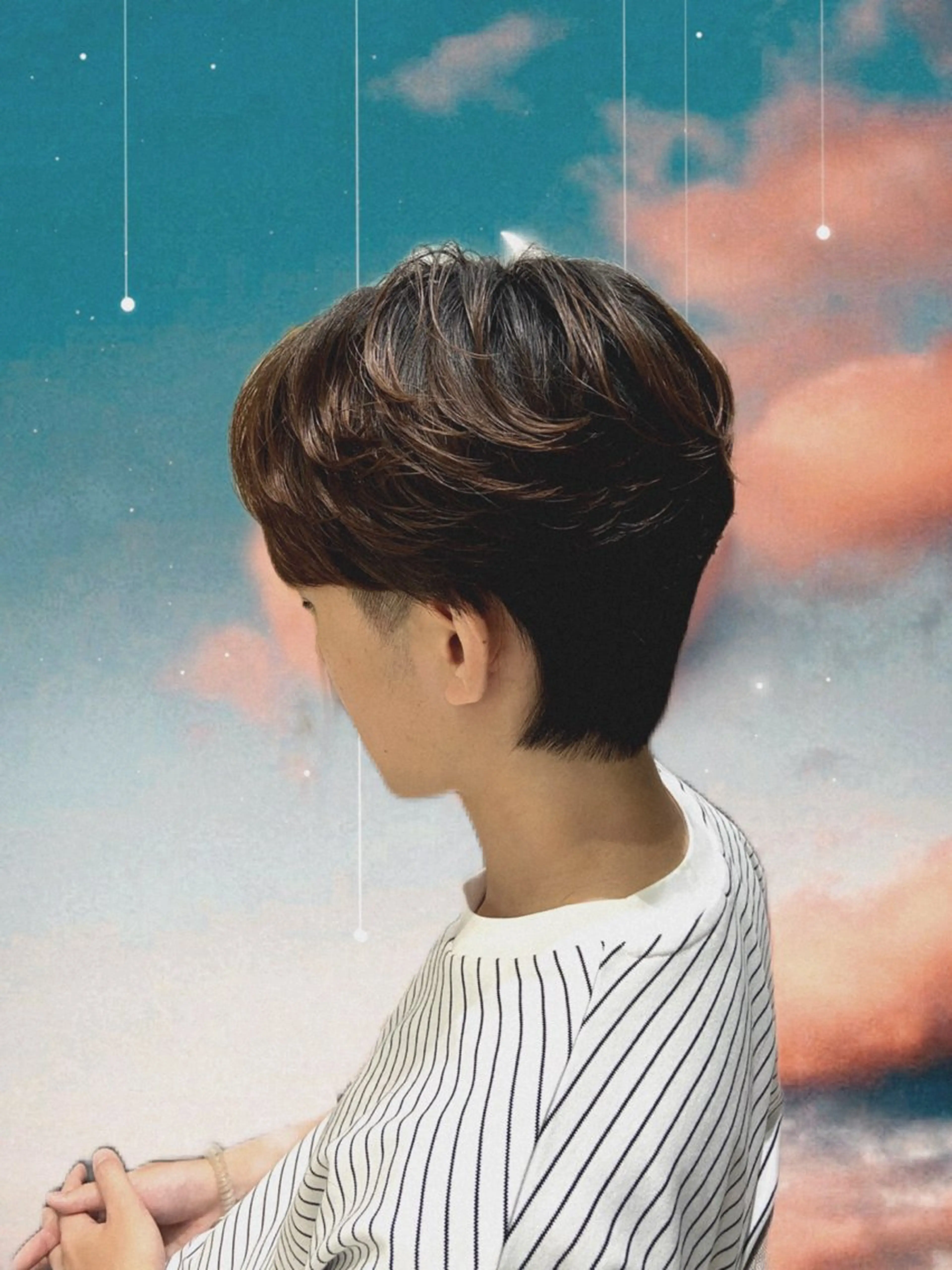 ショート パーマ メンズ カット パーマ 🦉静かに過ごしたい 方、個室席🦉タナカのヘアスタイル