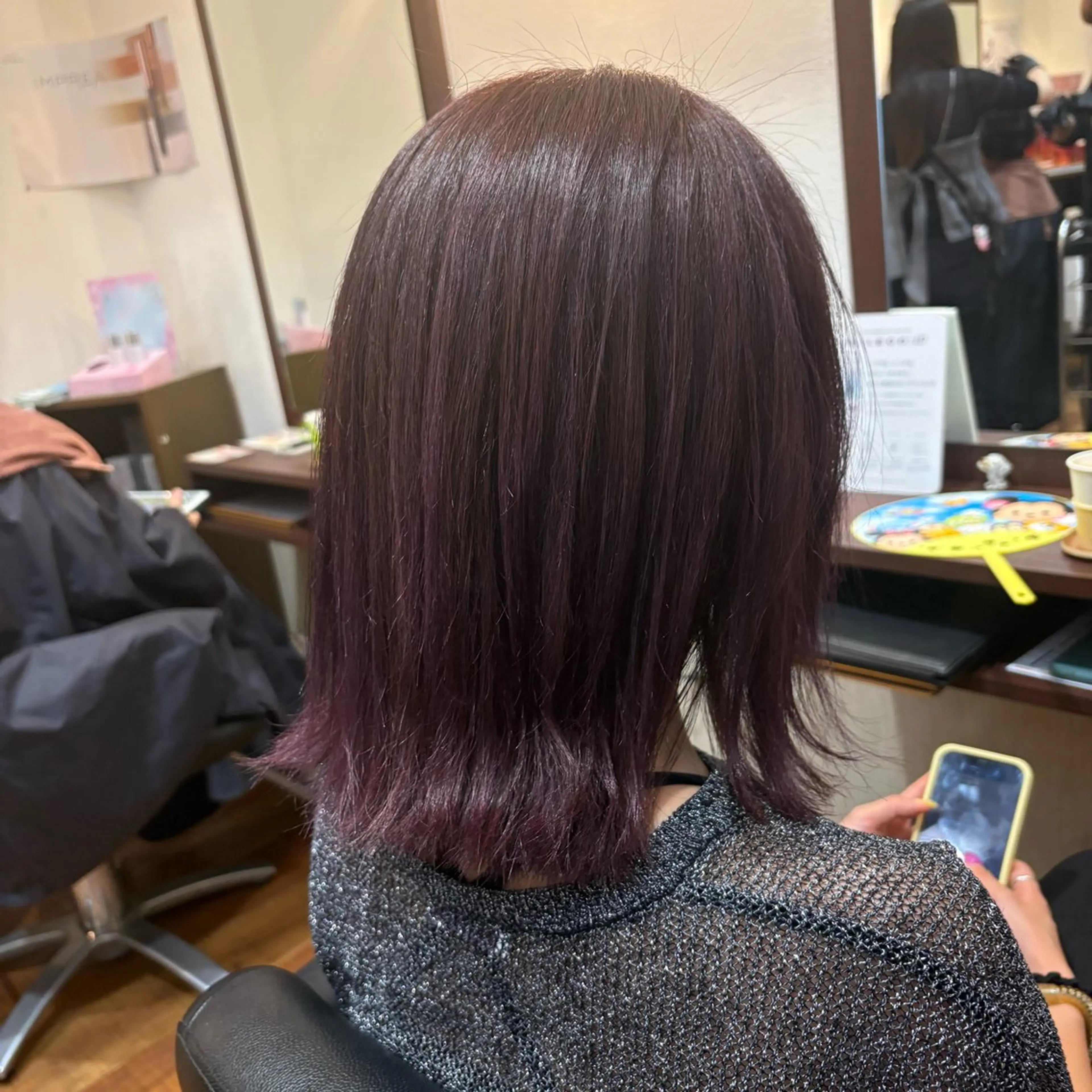 ロング 髪質改善カラー 縮毛矯正🤍辻桃加のヘアスタイル