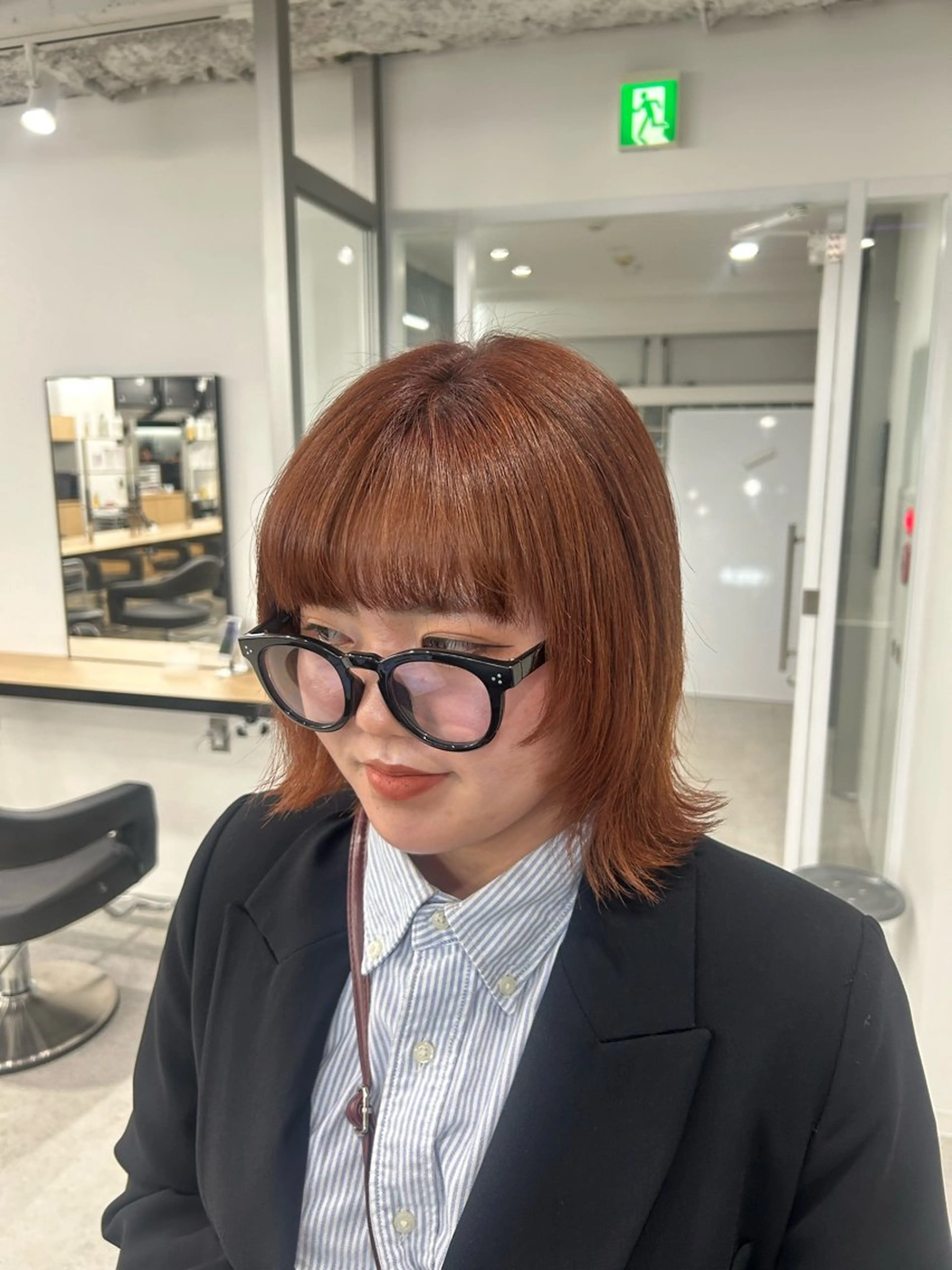 ミディアム カラー 愛結 暖色カラー🎀🩰のヘアスタイル