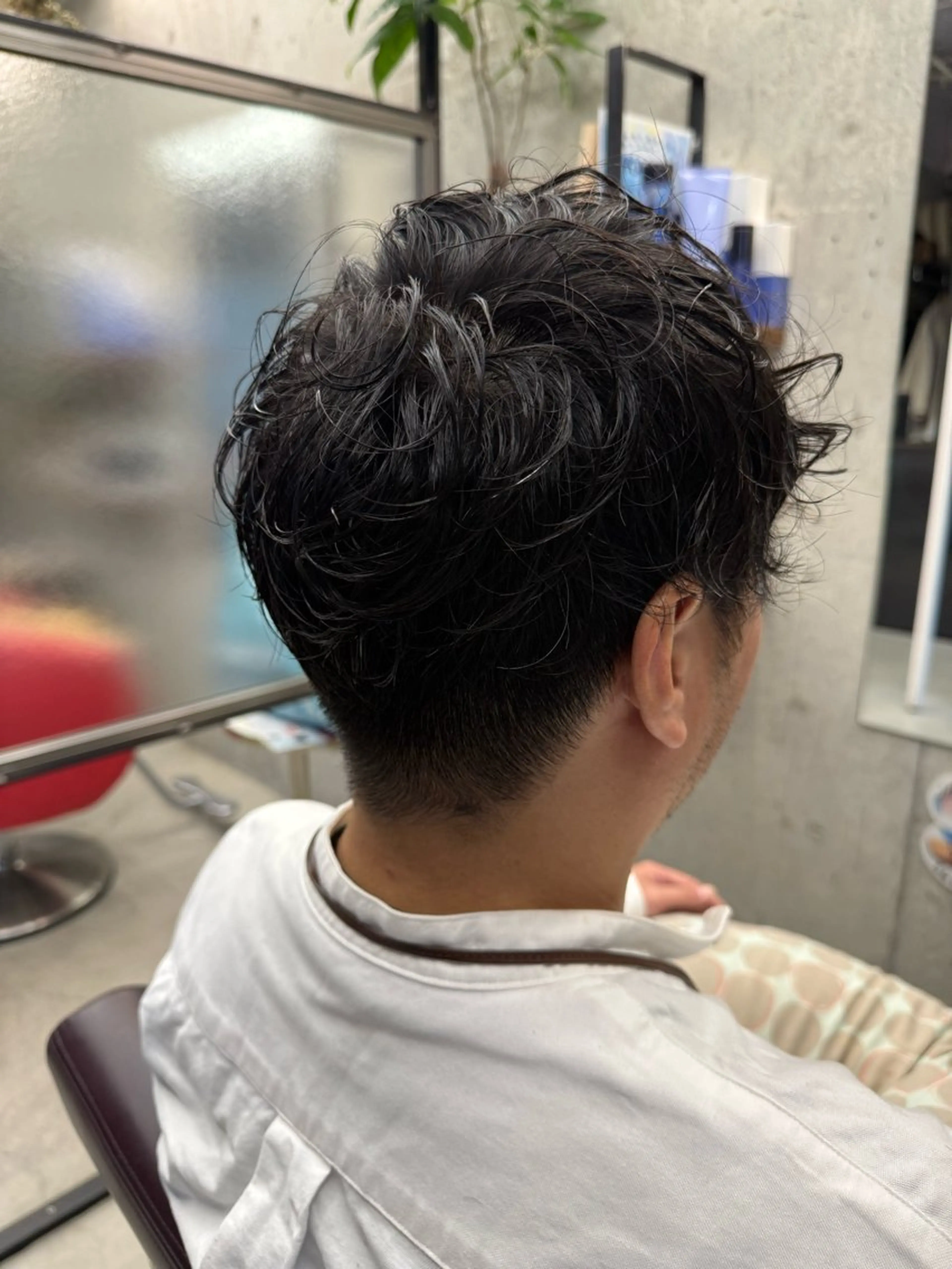 ミディアム パーマ 竹中 萌のヘアスタイル