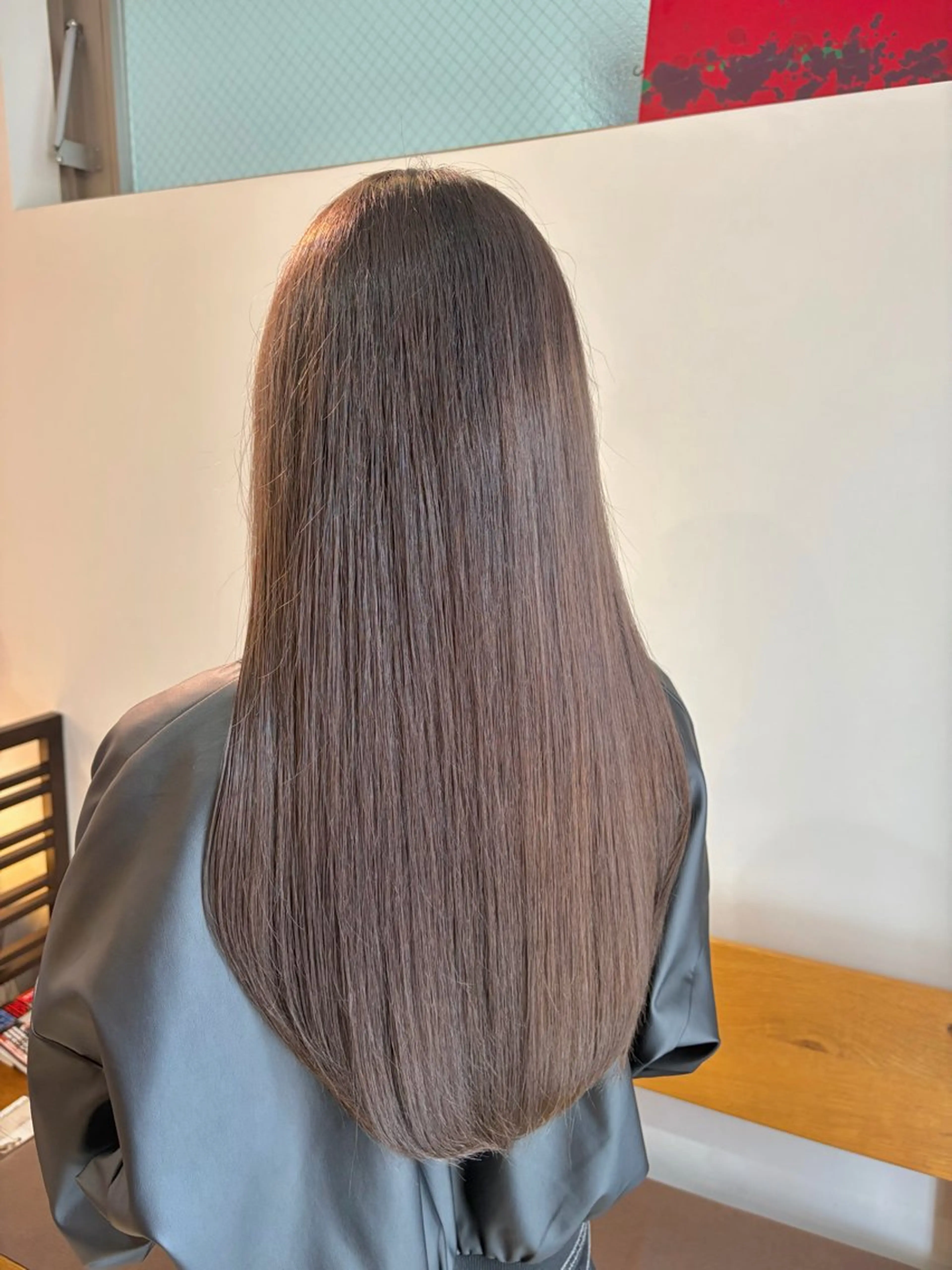 カラー グレージュ モカグレージュ ヘアカラー トリートメント WAWA miu🌷のヘアスタイル