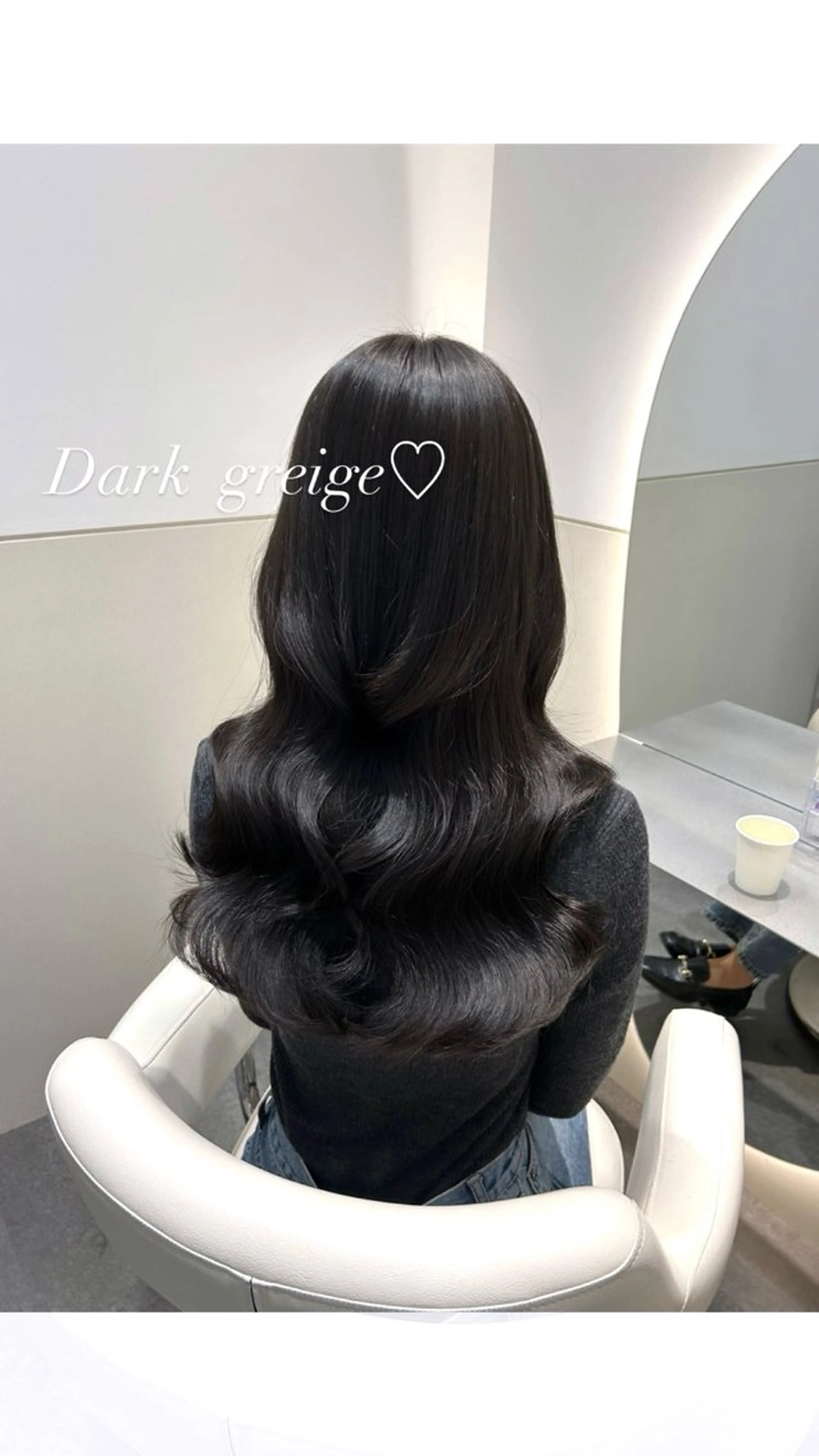 ロング カラー カット ヘアカラー トリートメント 🩷韓国ヘア/ヨシン モリ🩷Maikaのヘアスタイル