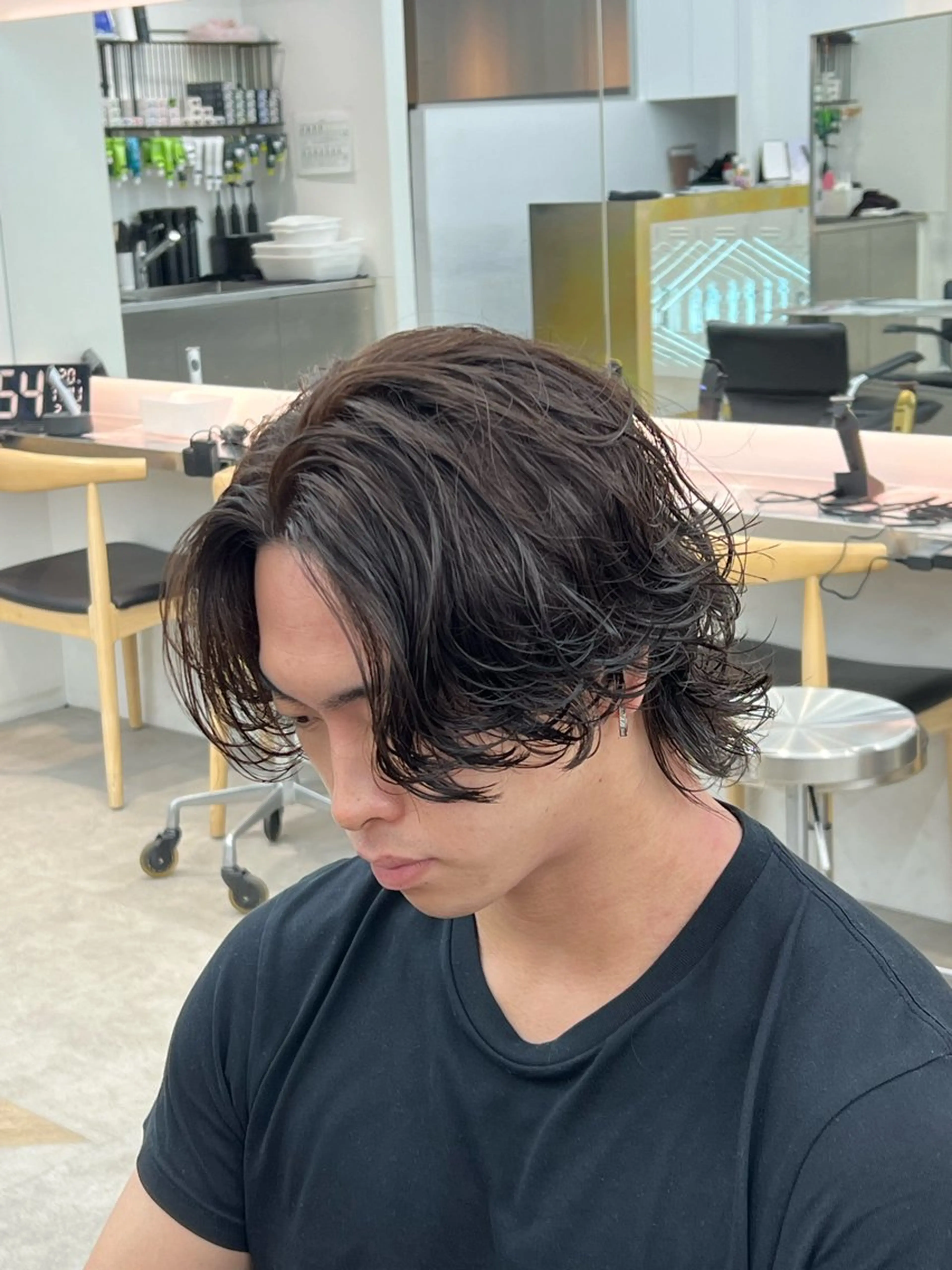 パーマ メンズ カット パーマ 🌀ソヘル/シャドウ ✨/メンズパーマ/栄のヘアスタイル