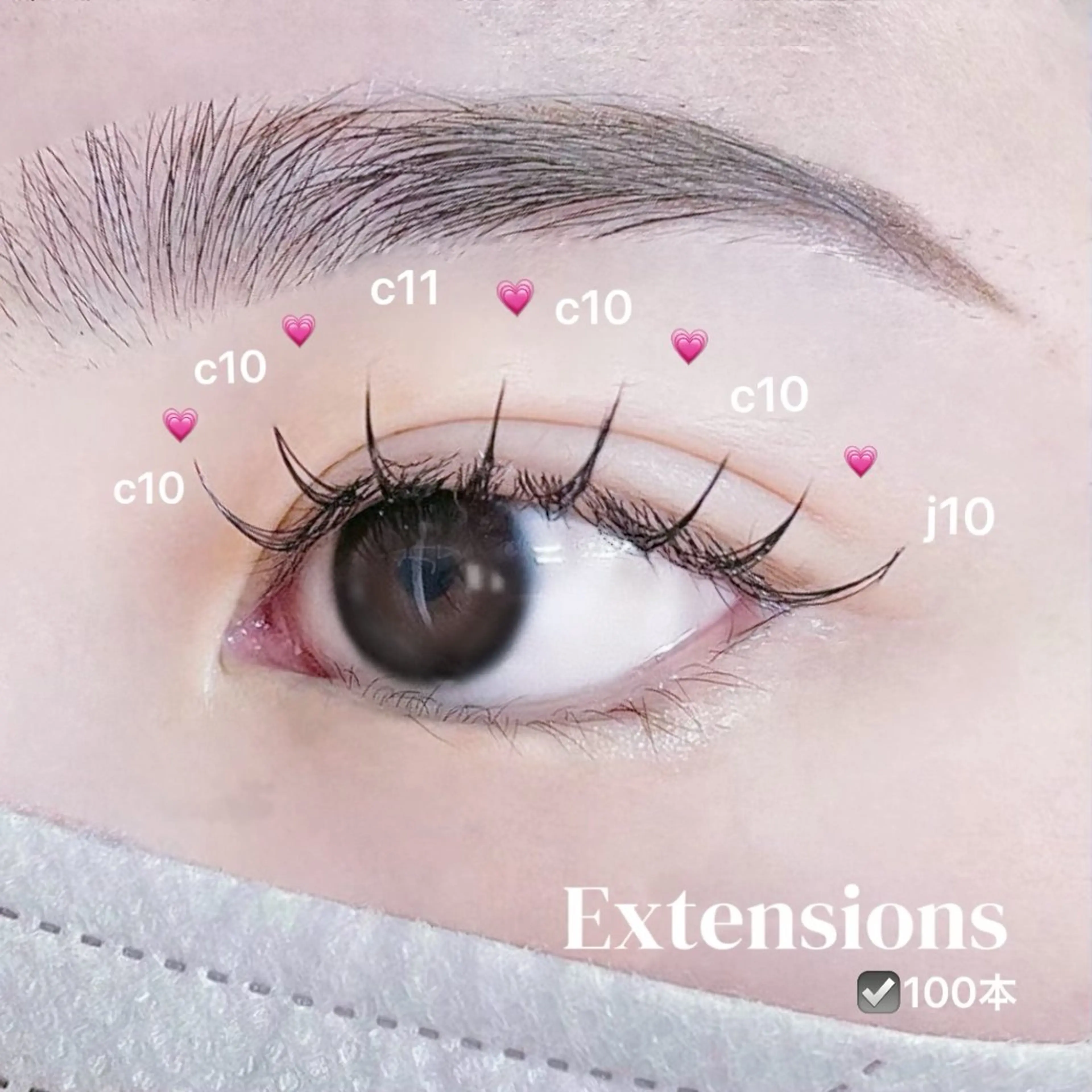 マツエク・マツパ soo lash room yuukaのマツエク・マツパデザイン