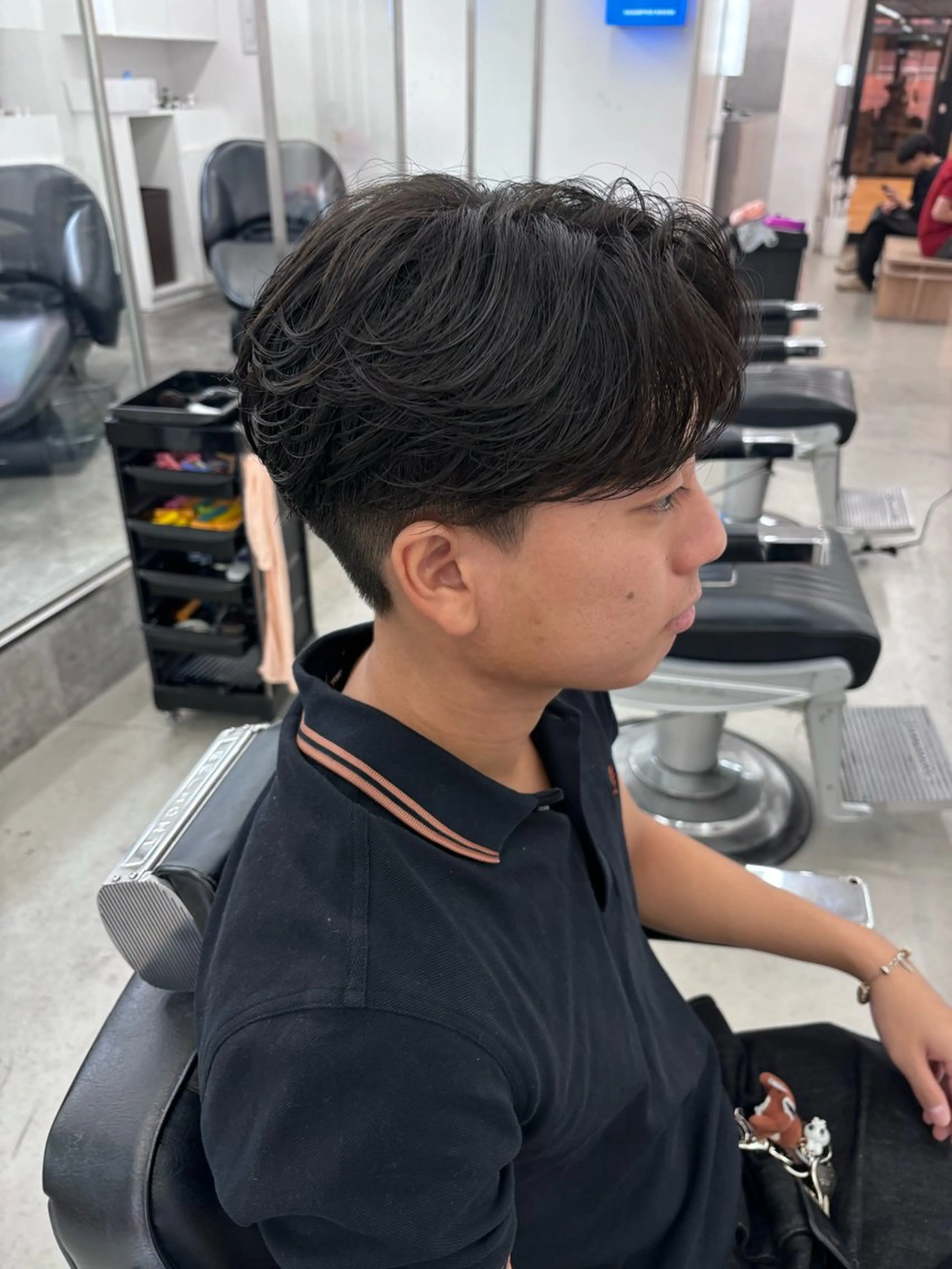 パーマ メンズ カット パーマ トリートメント 土岐 仁/メンズ専門 パーマ特化美容師🌀のヘアスタイル