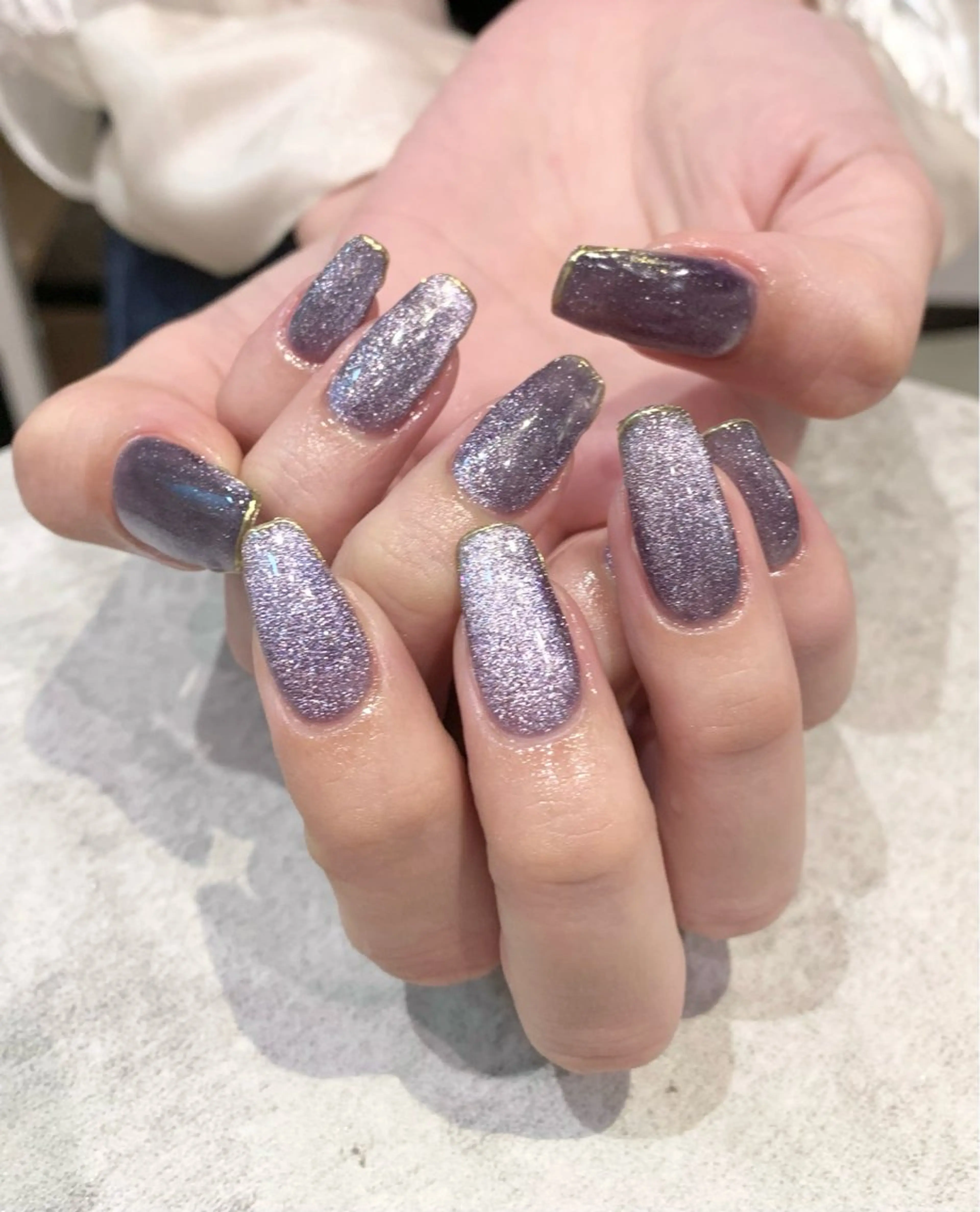 ネイル ミラーネイル ecrin 💎 mayuのネイルデザイン