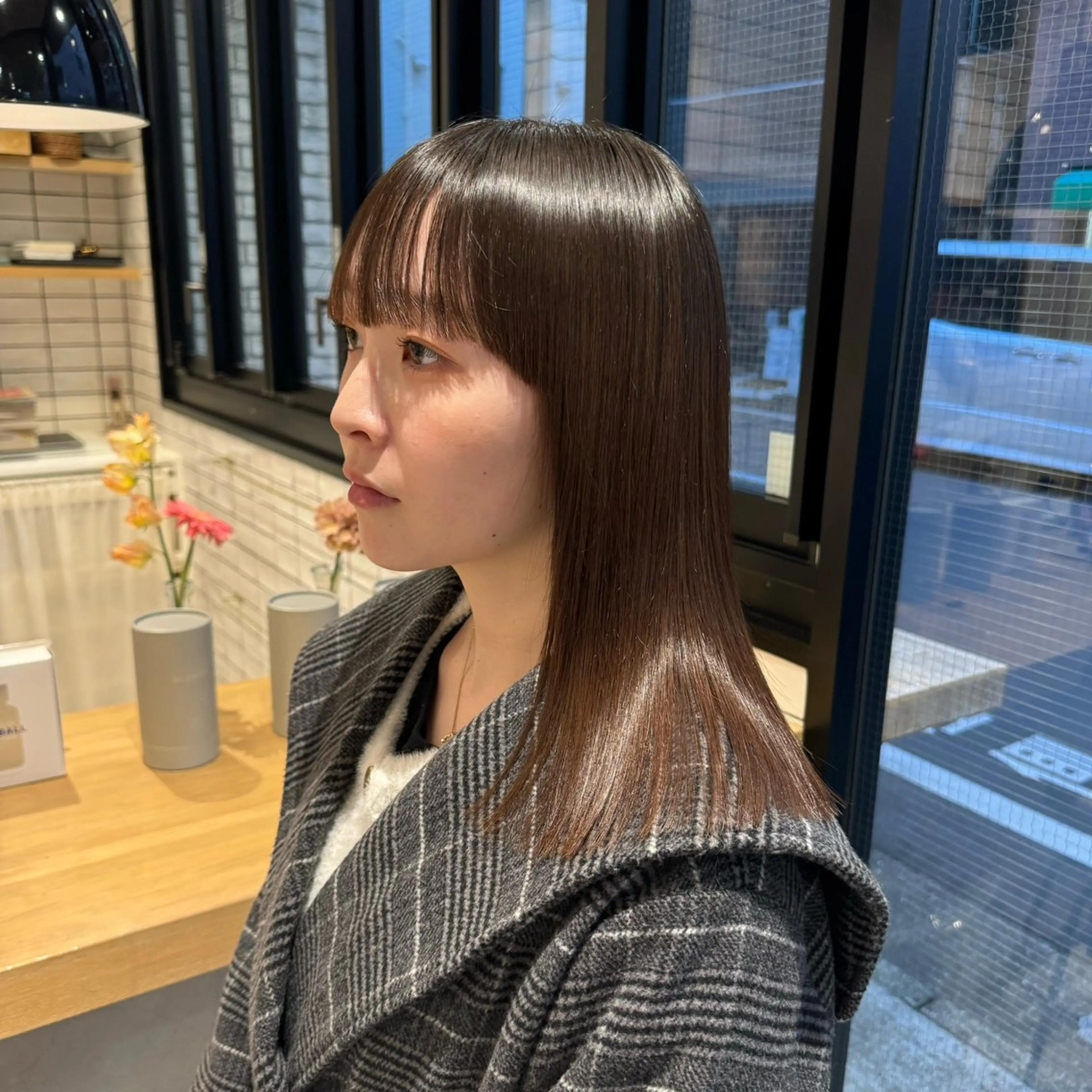 セミロング パーマ フェザー/ニュアンス パーマ/ryutoのヘアスタイル