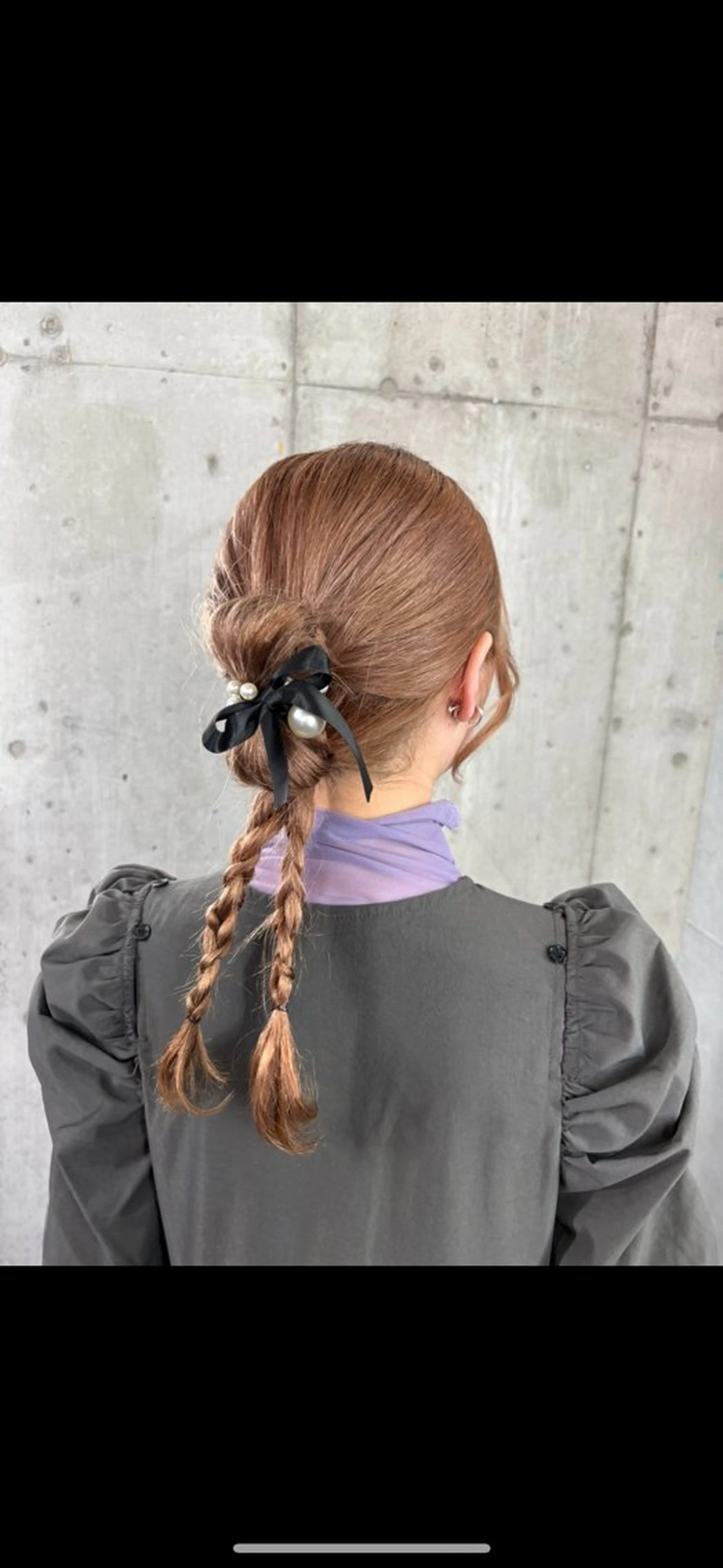 ヘアアレンジ ヘアセット ドアベルヘアリビング所属・加藤志保 🎗️🫧モデル募集のヘアスタイル