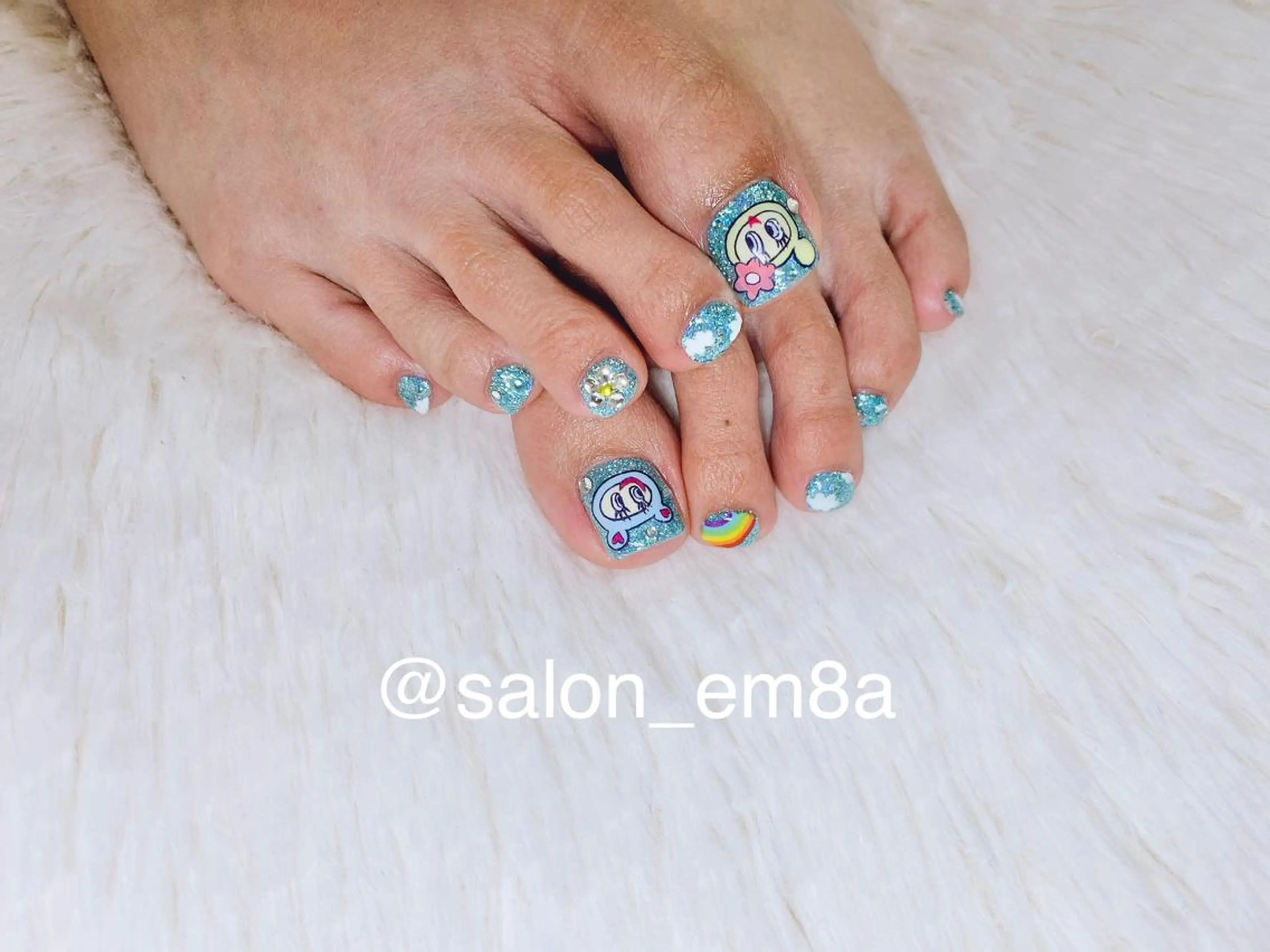 ネイル フットネイル ジェルネイル 持ち込み salon EM&A emiのネイルデザイン