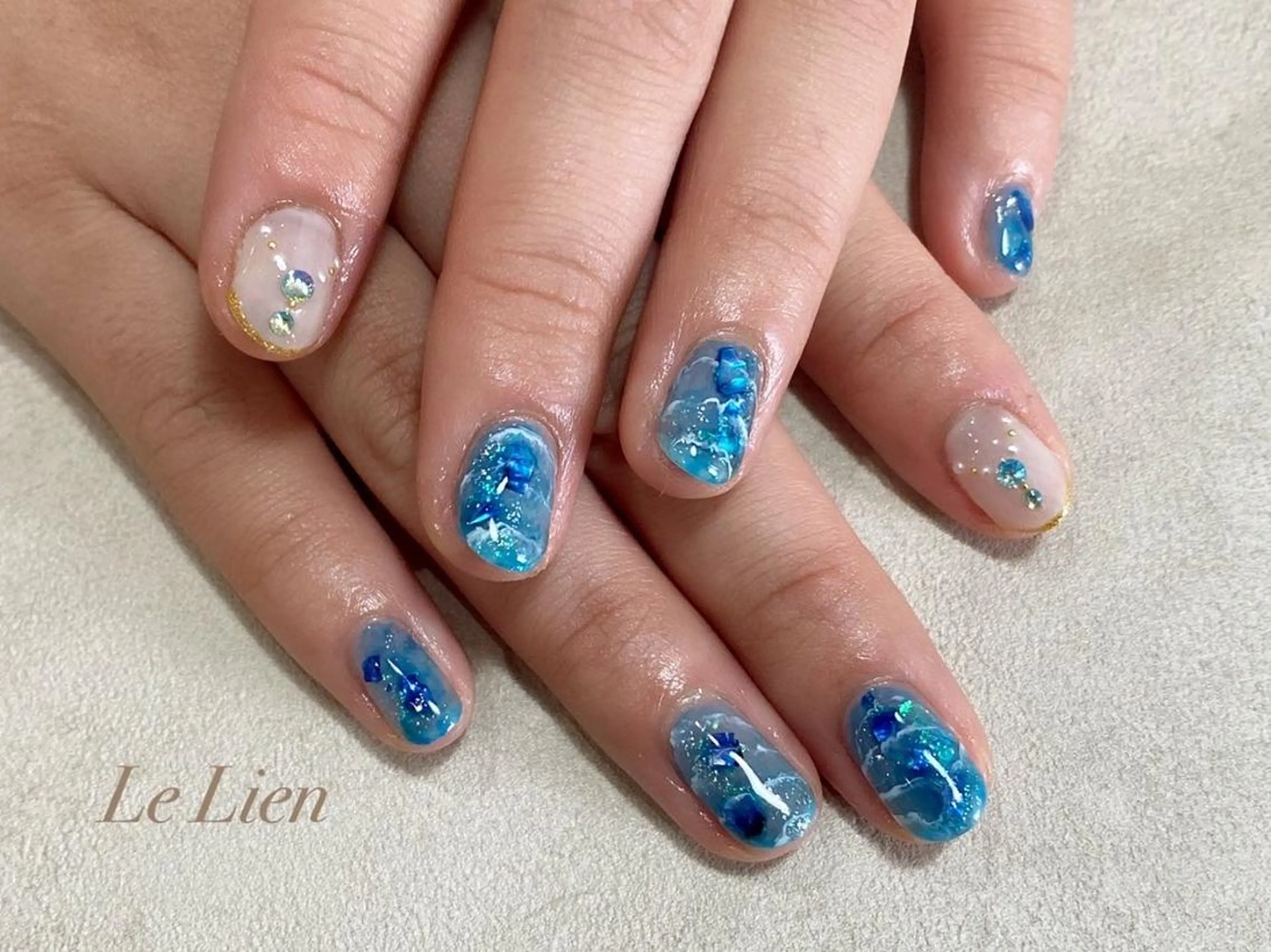 ミディアム ネイル Le Lienのマツエク・マツパデザイン