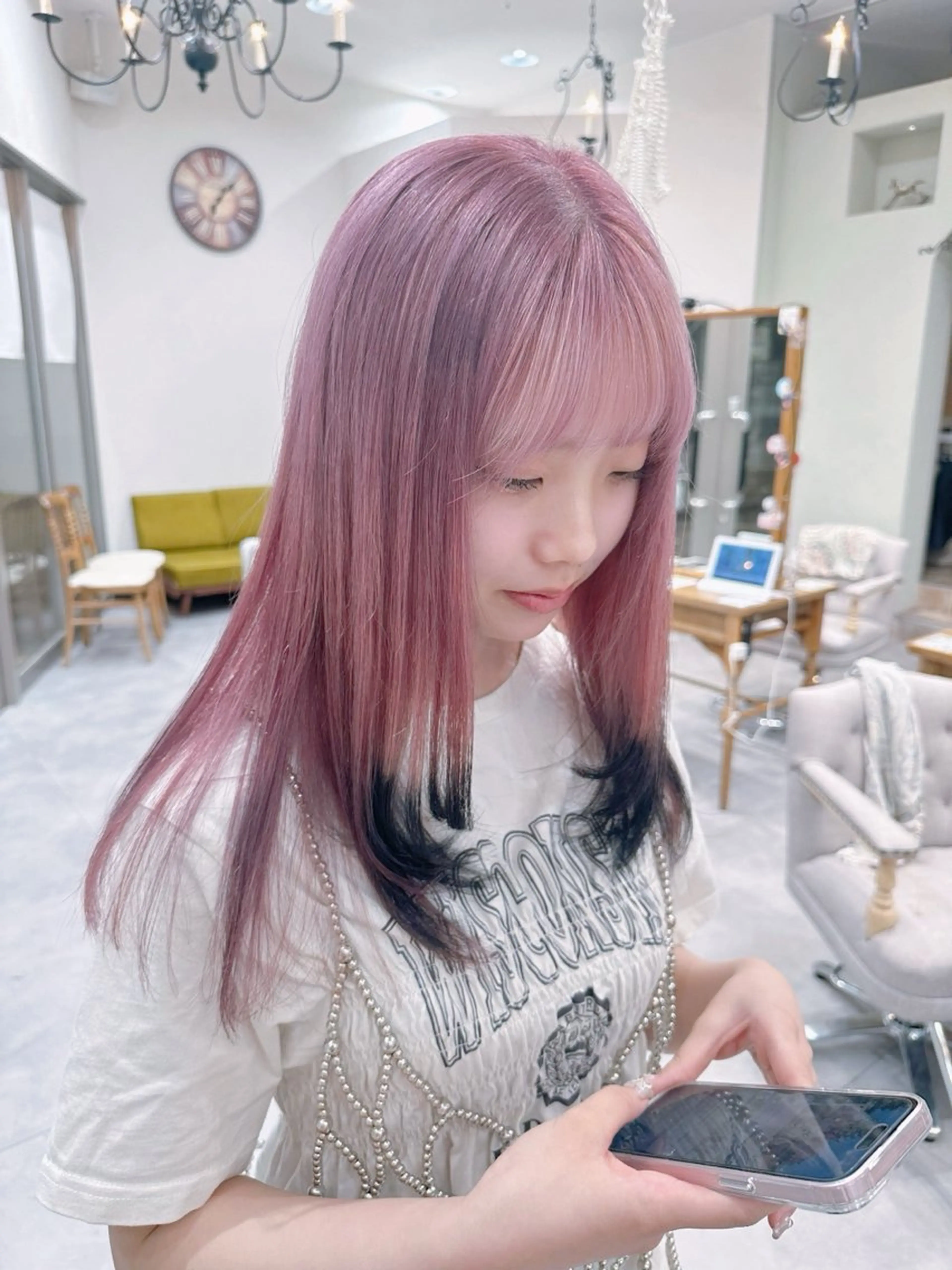 ロング カラー カット ヘアカラー トリートメント ARISA🦋推し・ アニメカラー/派手髪のヘアスタイル