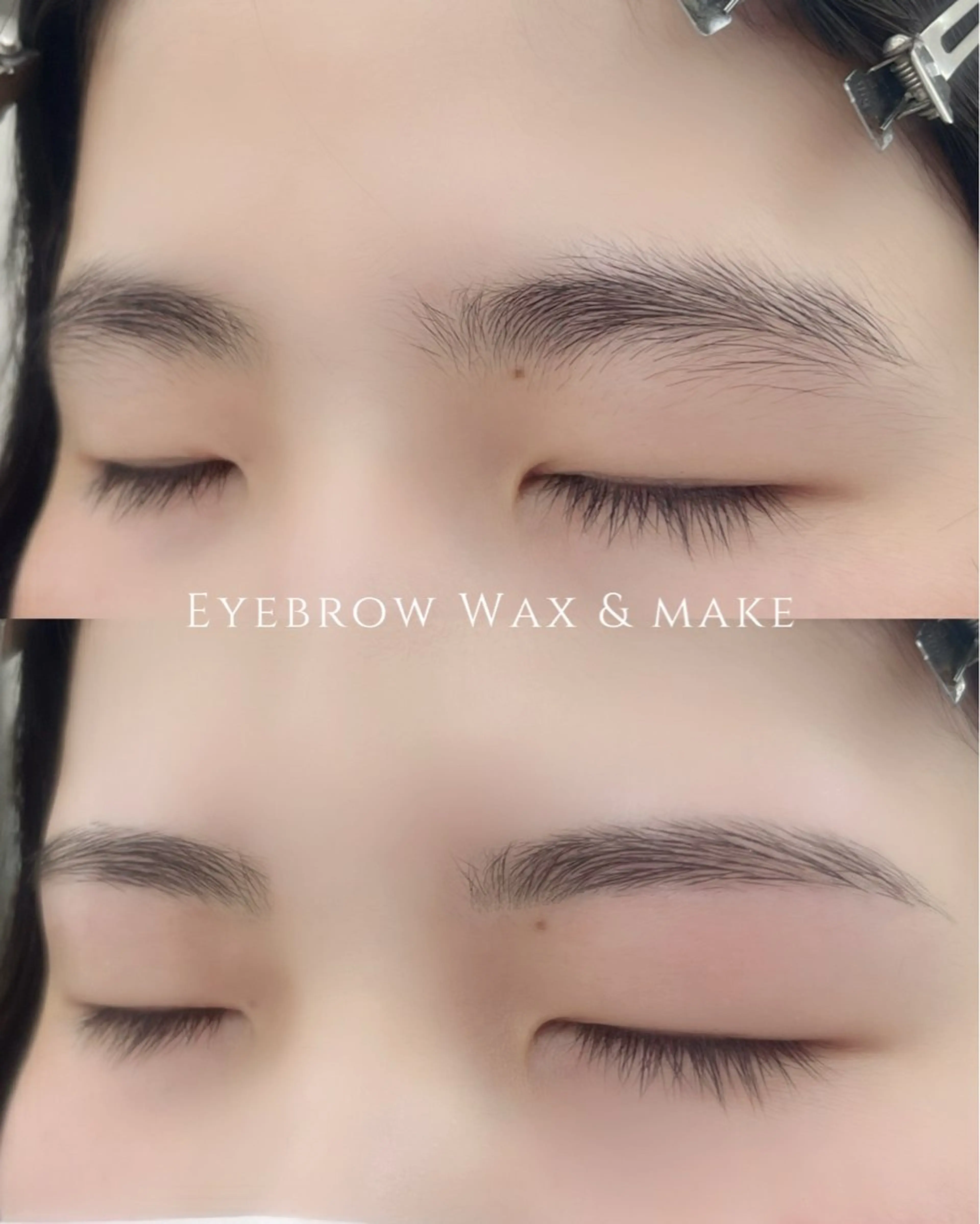 【学生限定🏫✨️】眉ワックス+眉メイクアドバイス🌸¥2,210の写真