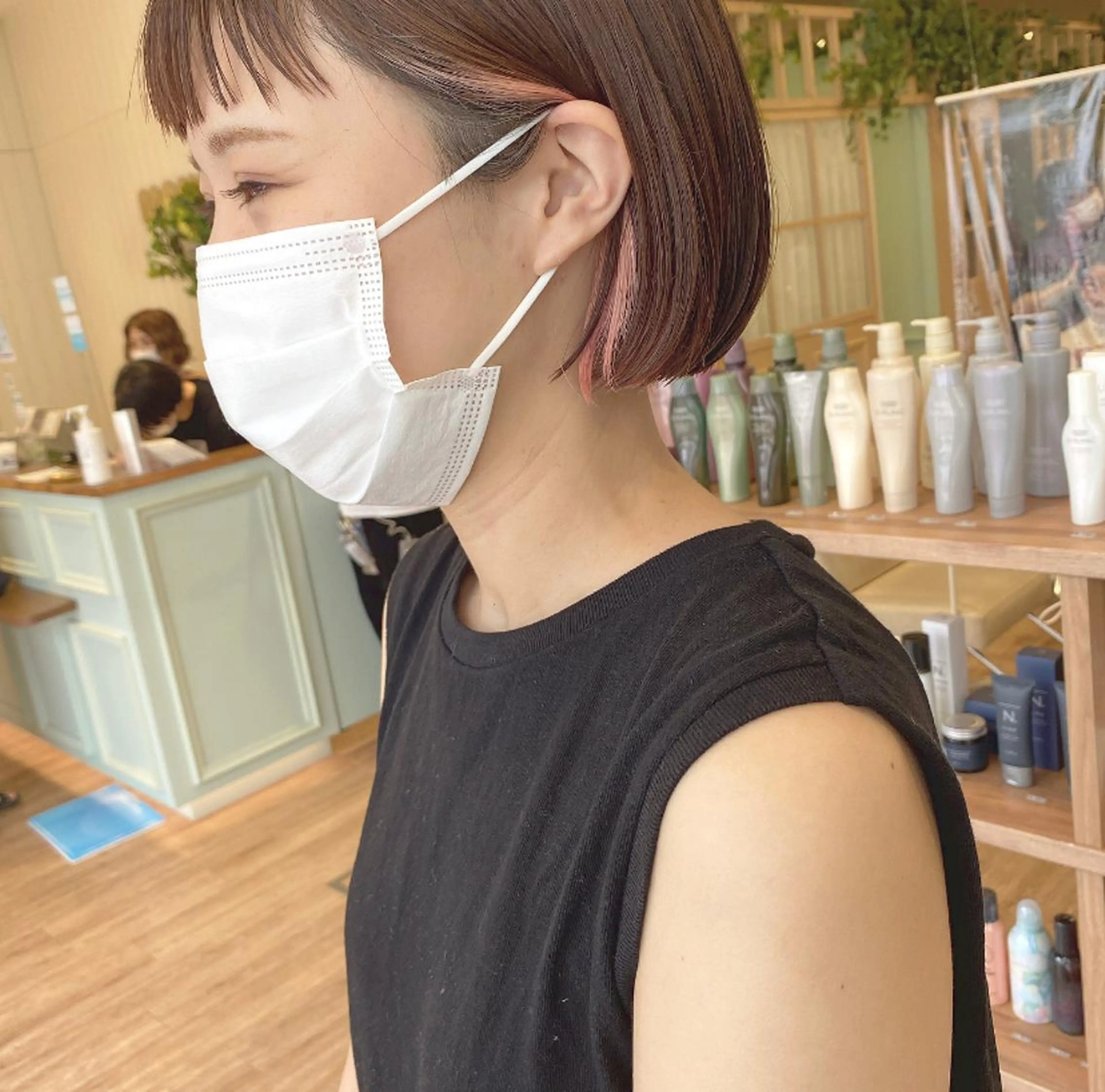 ショート ボブ カット ayaka #パーマ#アレンジのヘアスタイル