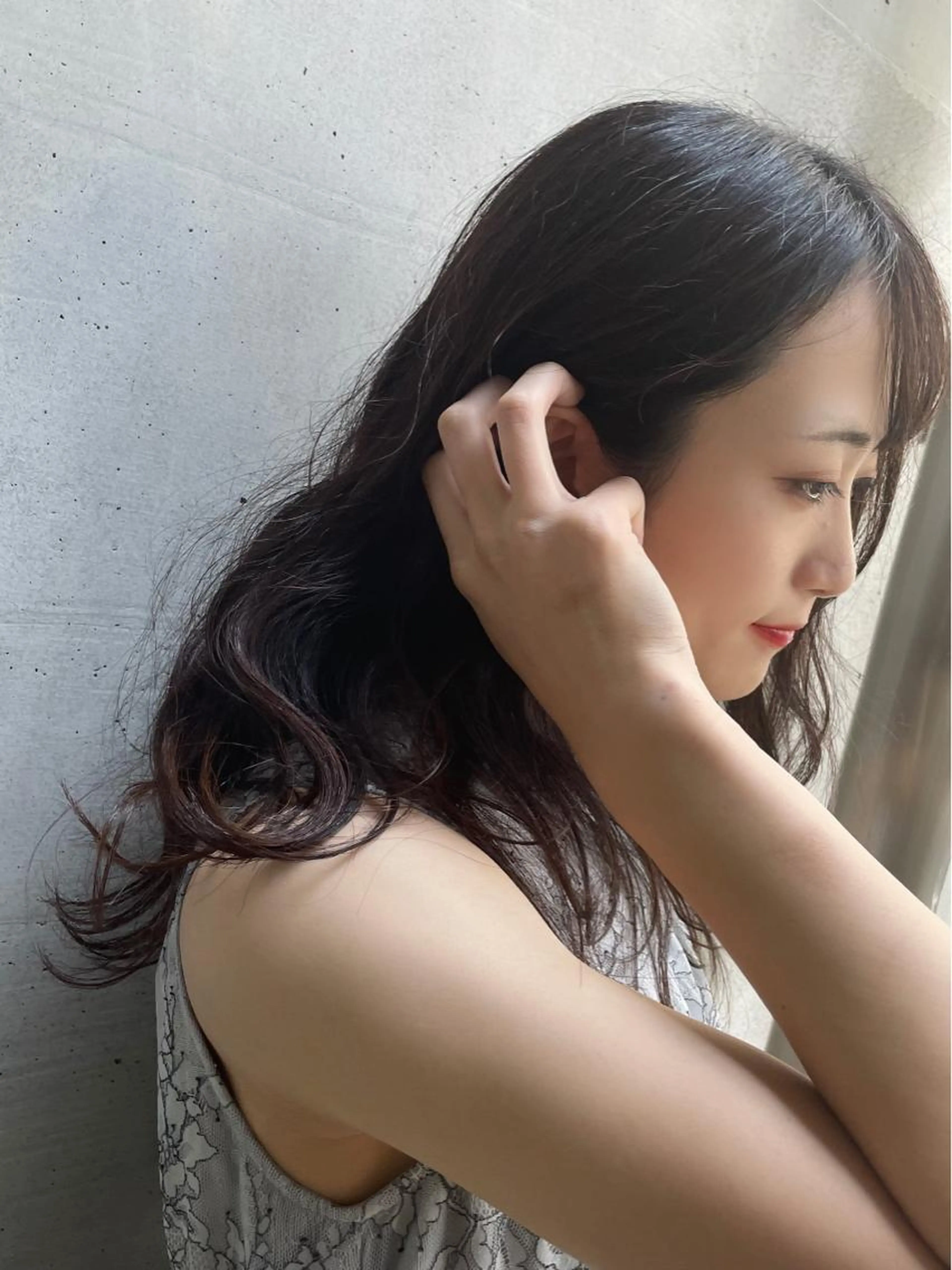 カット+ブリーチなしカラー+質感トリートメント✨の写真