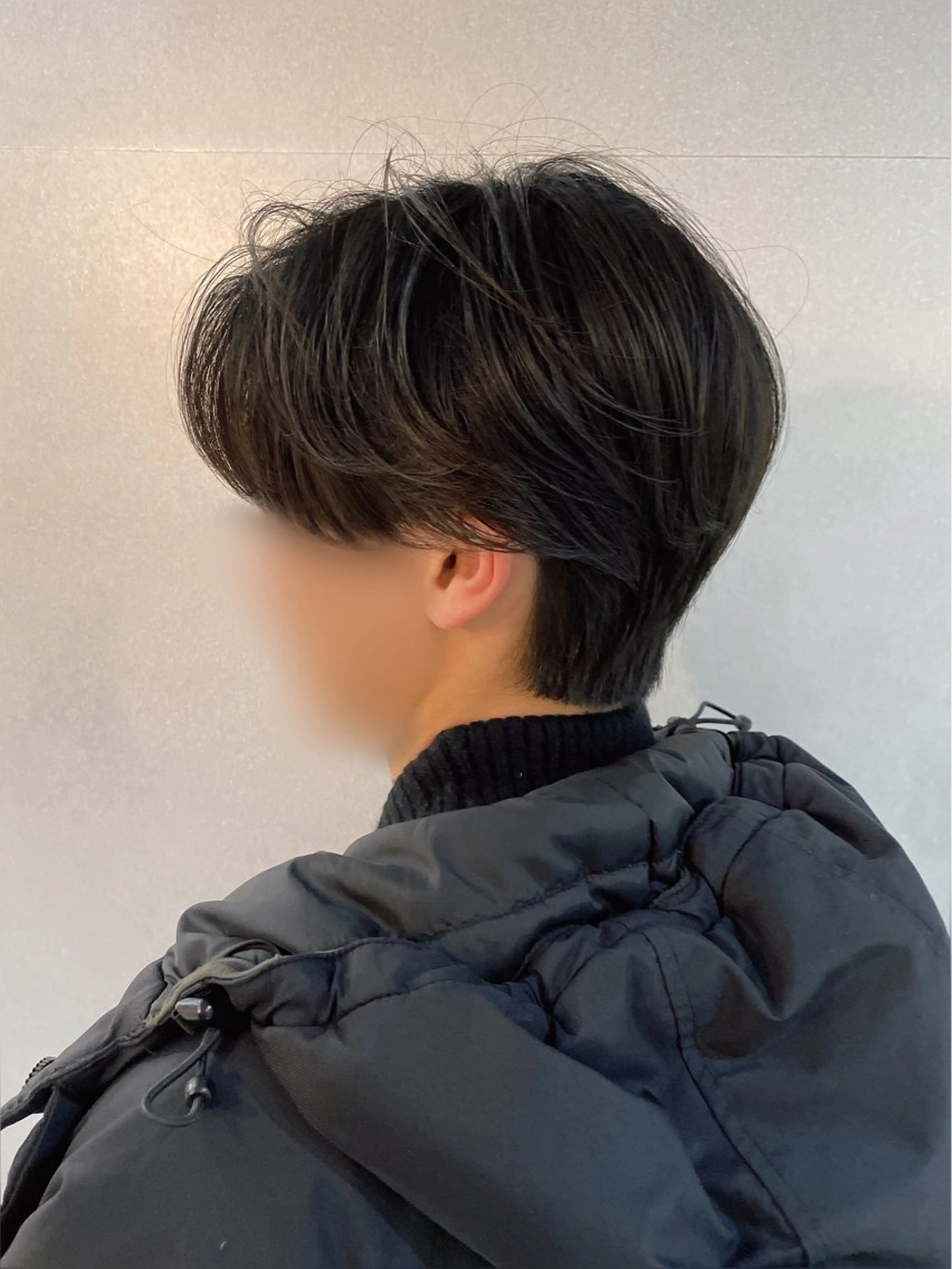 パーマ メンズ ダウンパーマ メンズパーマ カット パーマ 韓国リアルハッシュ レイヤーカットのヘアスタイル