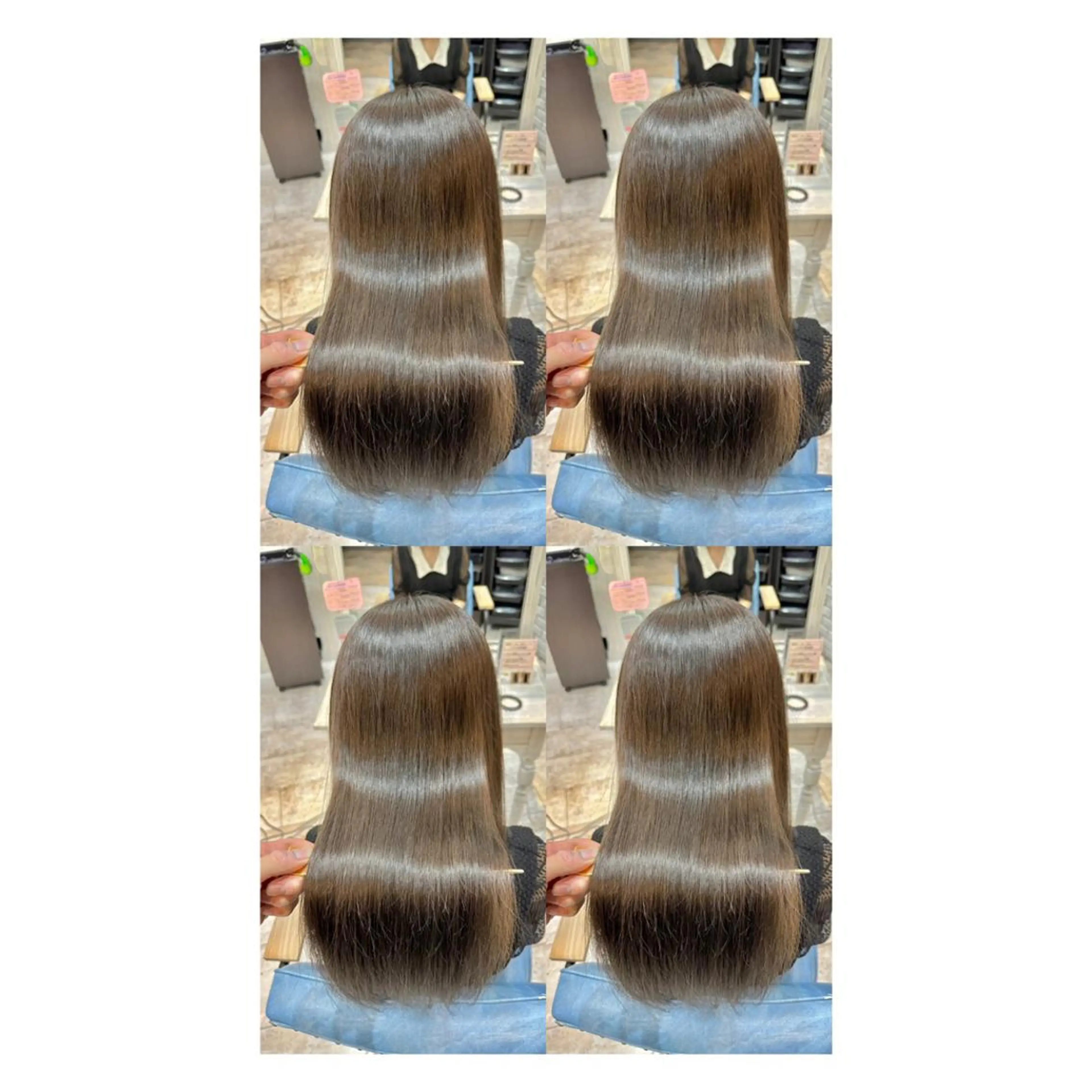 ロング カラー 透明感カラー 髪質改善 縮毛矯正 トリートメント カット ヘアカラー トリートメント 店長✨レイヤー✖️ 髪質改善✖️韓国ヘアのヘアスタイル