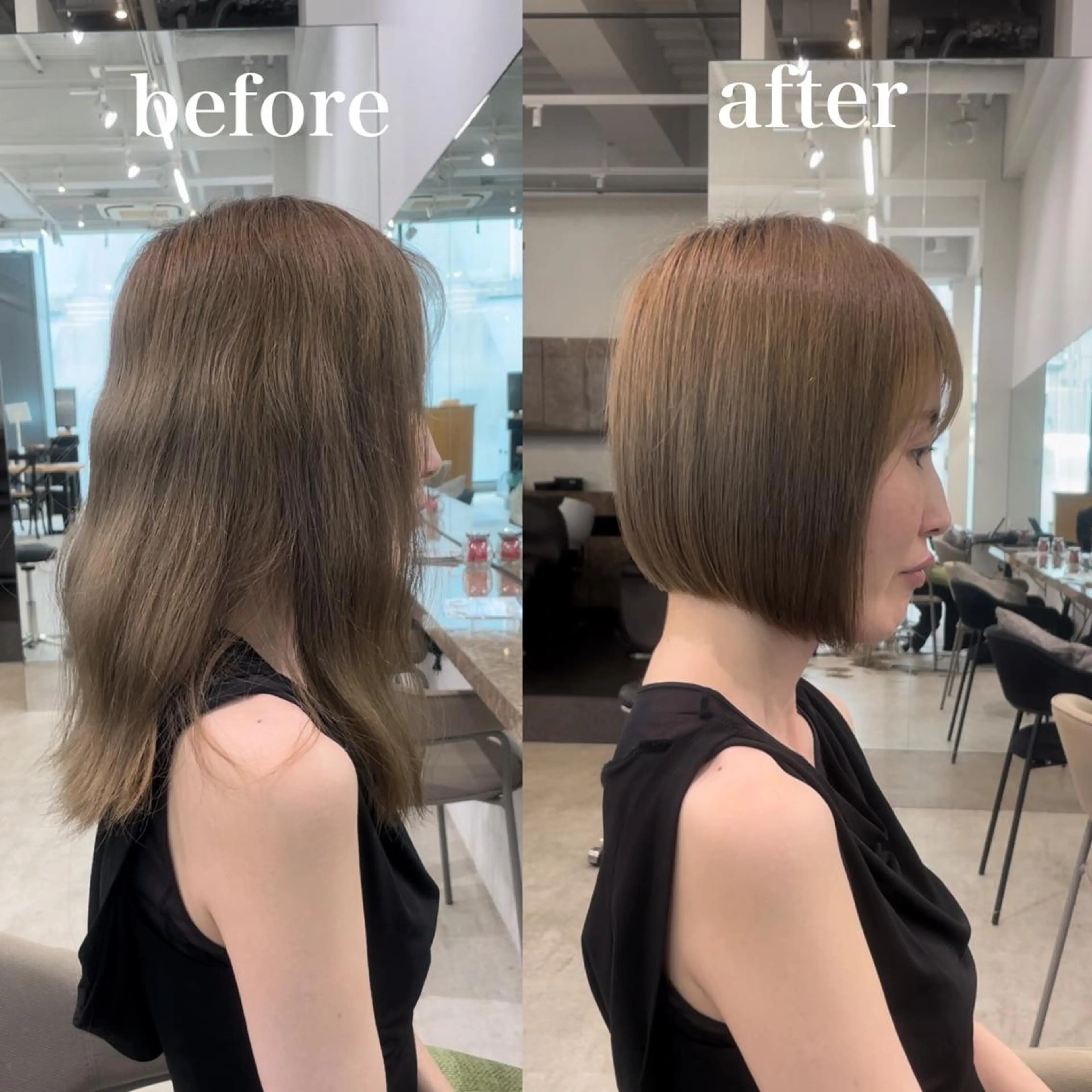 ショート ボブ ✨−5歳大人ショート ヘア✨れいじのヘアスタイル