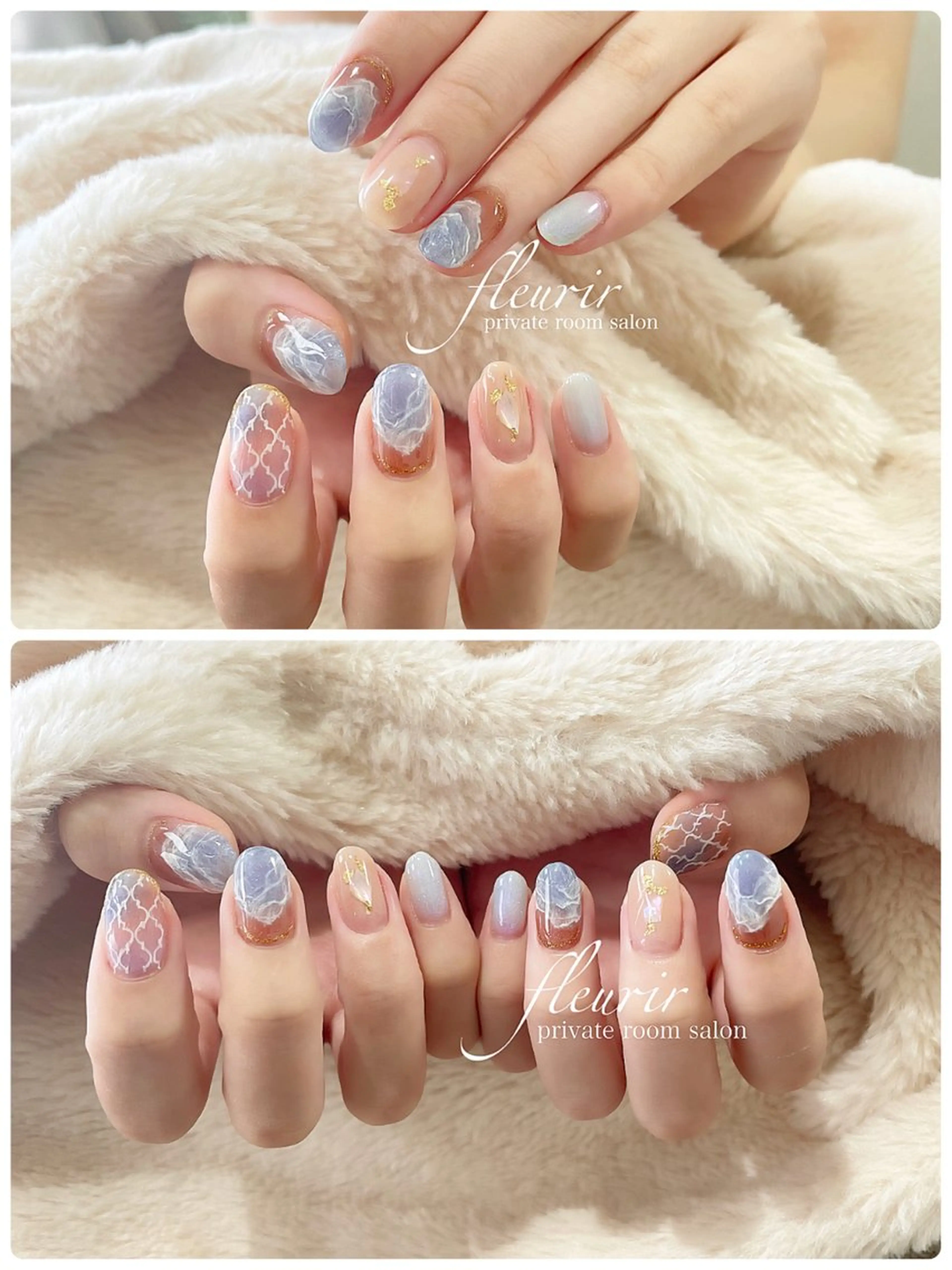 ネイル フルリール 【プライベートサロンのネイルデザイン