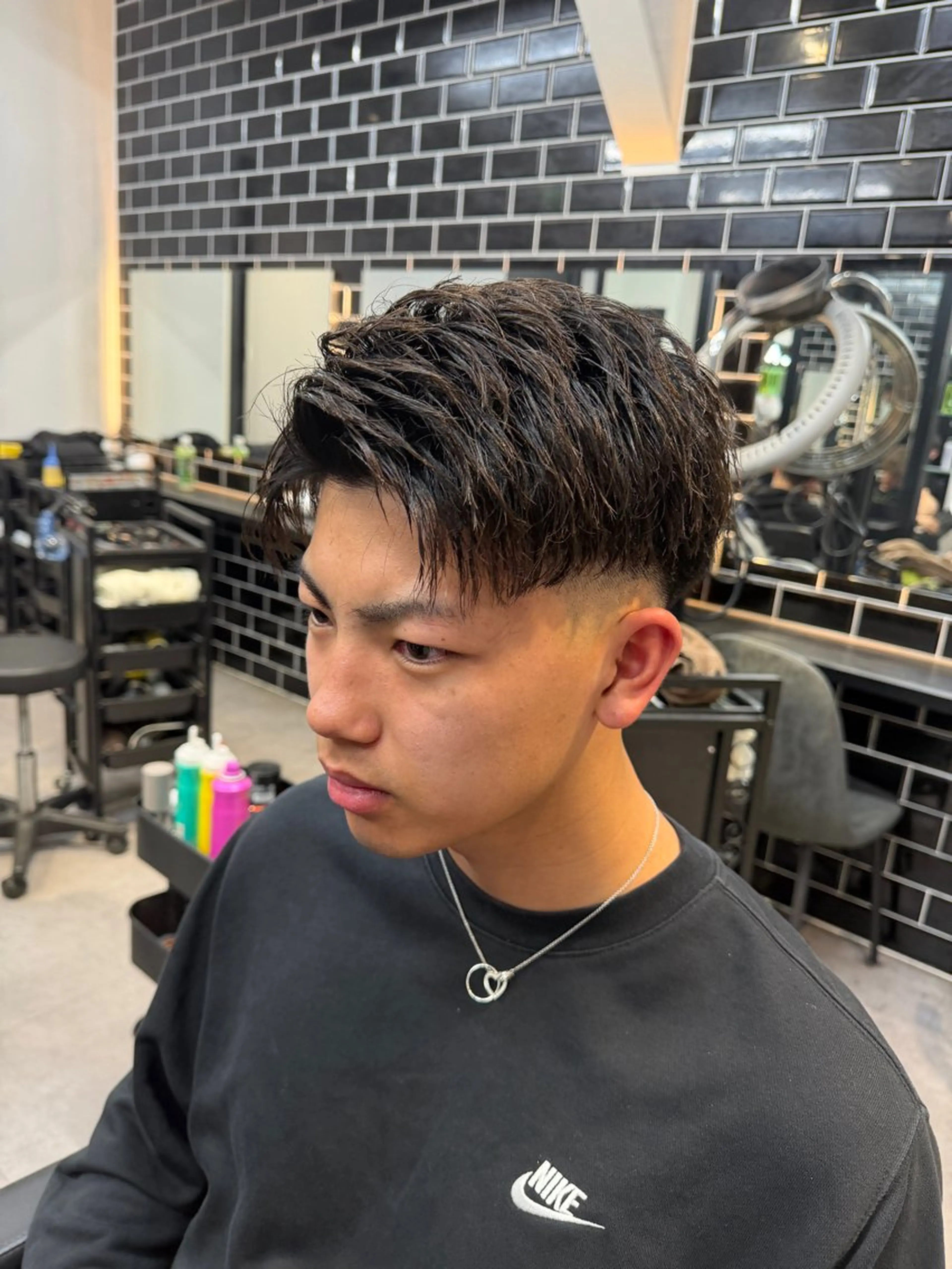 ショート メンズ カット 【Men's Lapis横浜】翔太のヘアスタイル