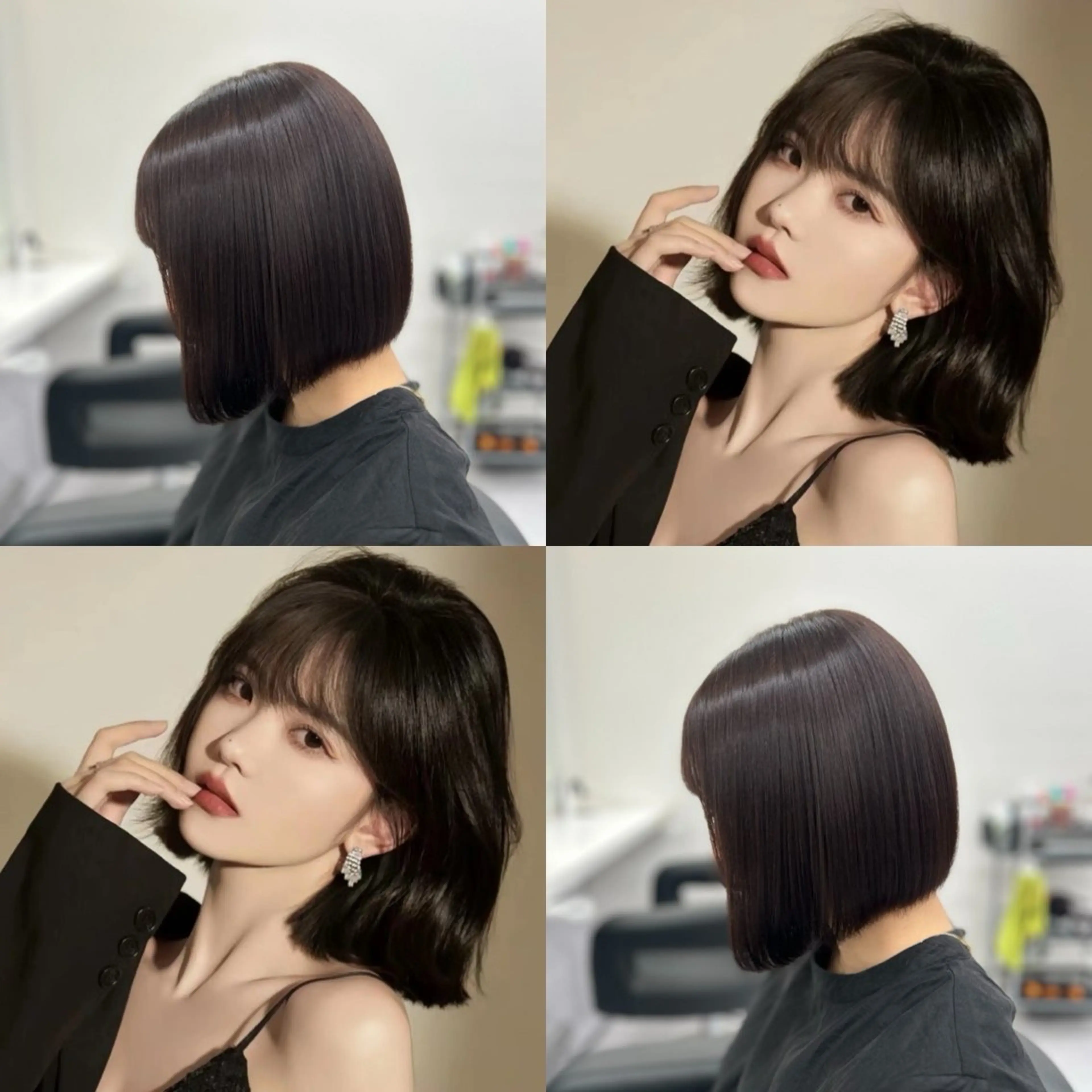 ショート カラー パーマ ヘアアレンジ メンズ キッズ ブリーチなしカラー/ ブラウン/レイヤーのヘアスタイル