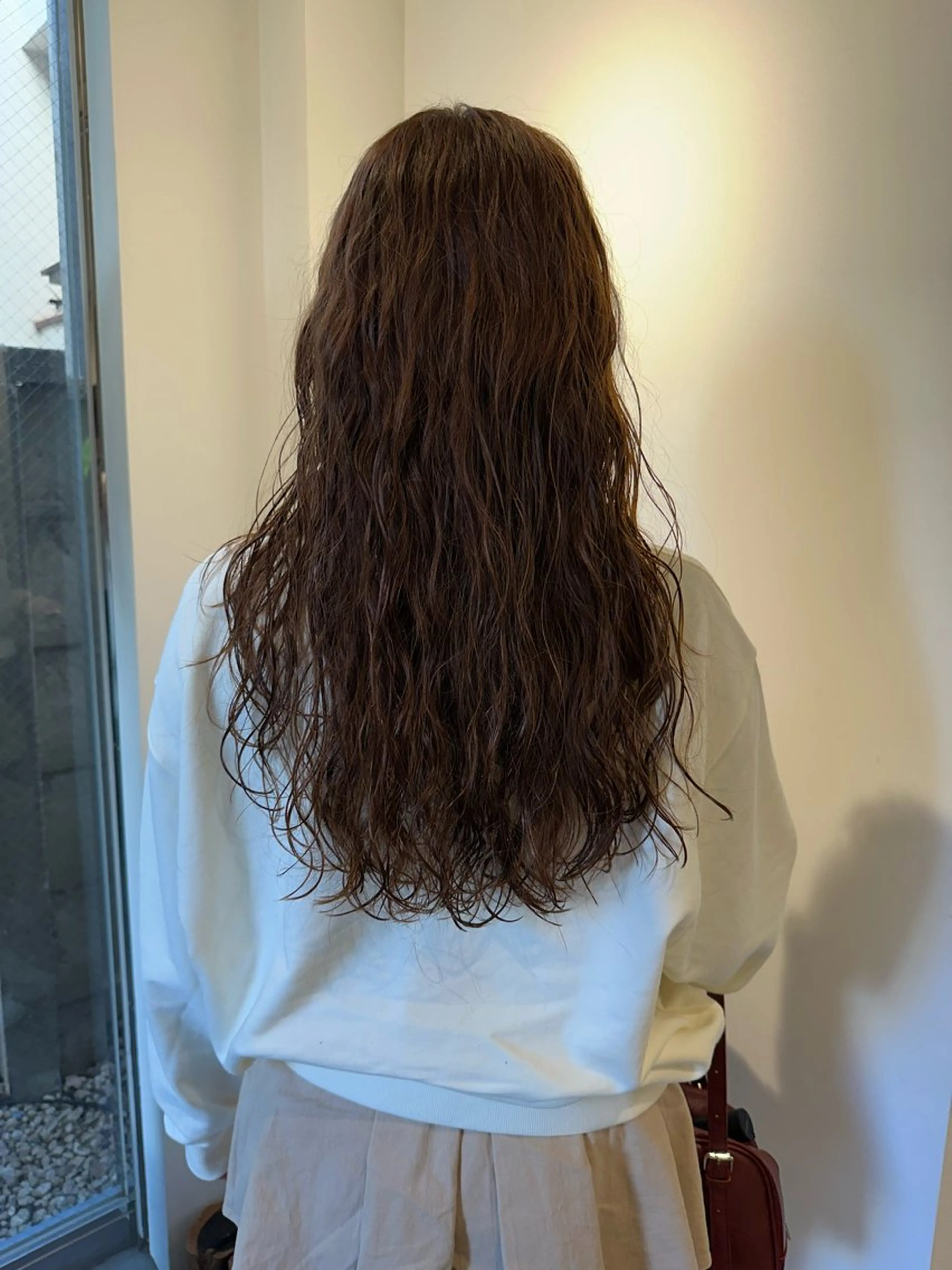 ロング パーマ カット パーマ お悩み解決パーマ hana🩰のヘアスタイル