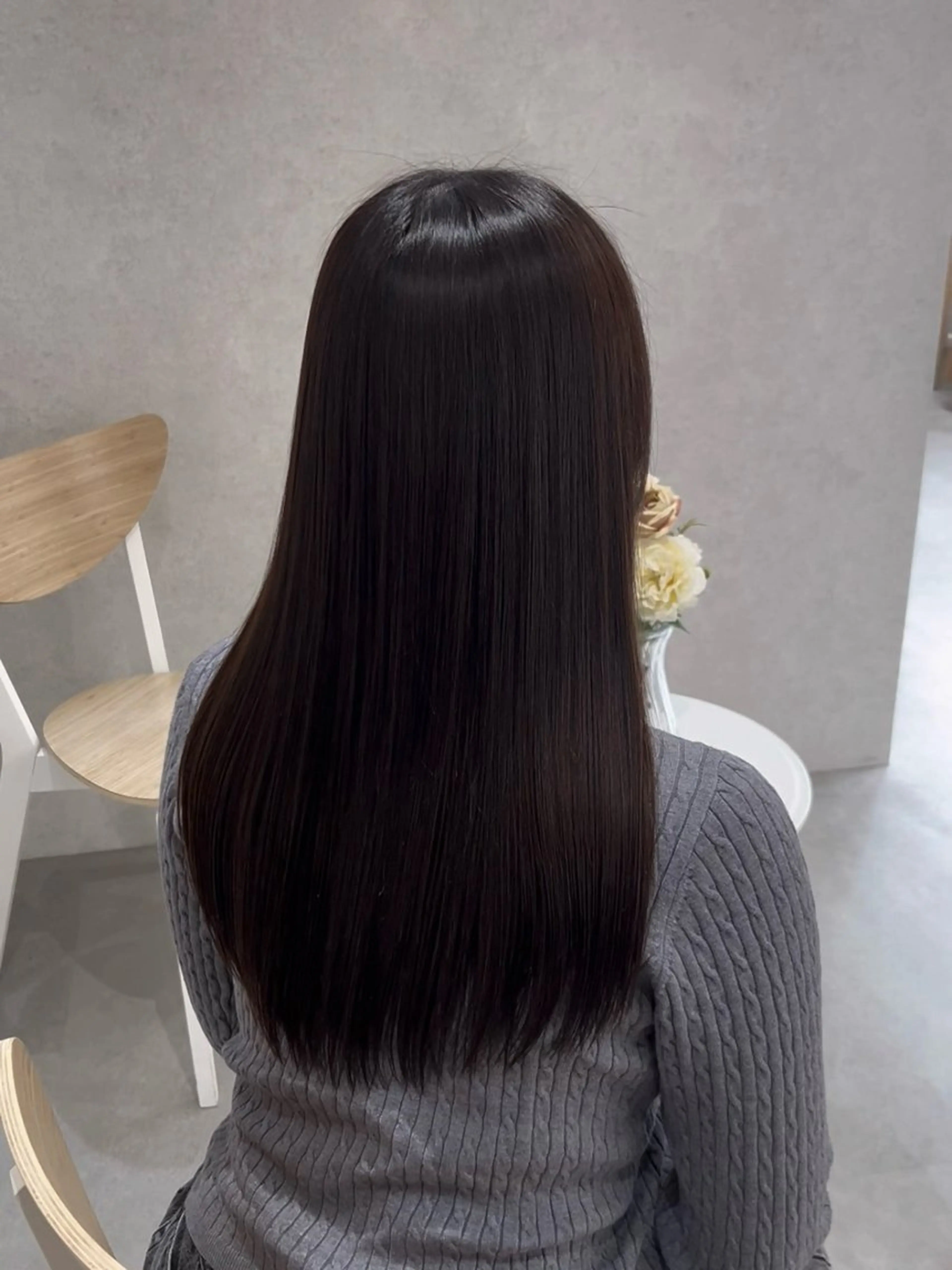 ロング カット ヘアカラー 縮毛矯正 トリートメント Marin🐩 /髪質改善 カラーのヘアスタイル