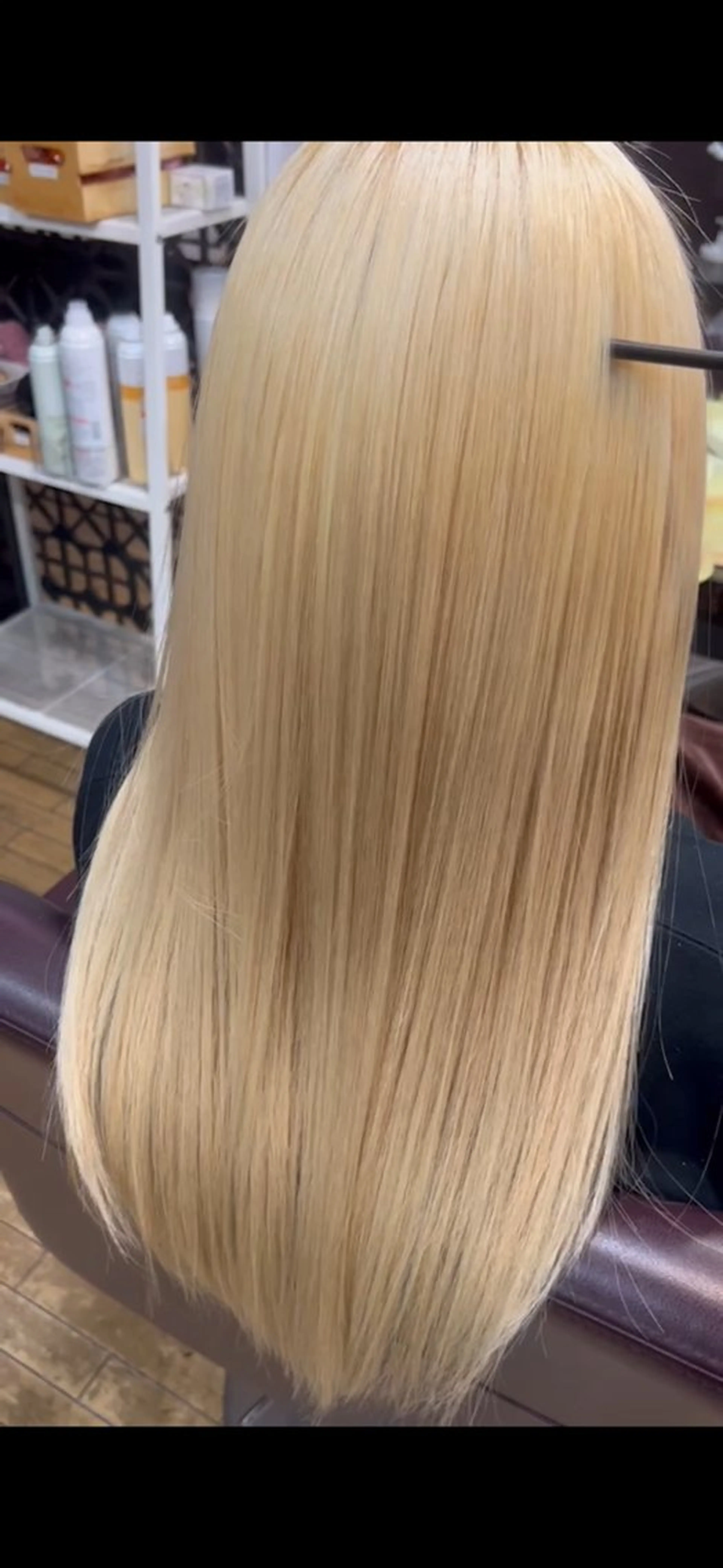 ロング ラピスキーズ 古橋のヘアスタイル