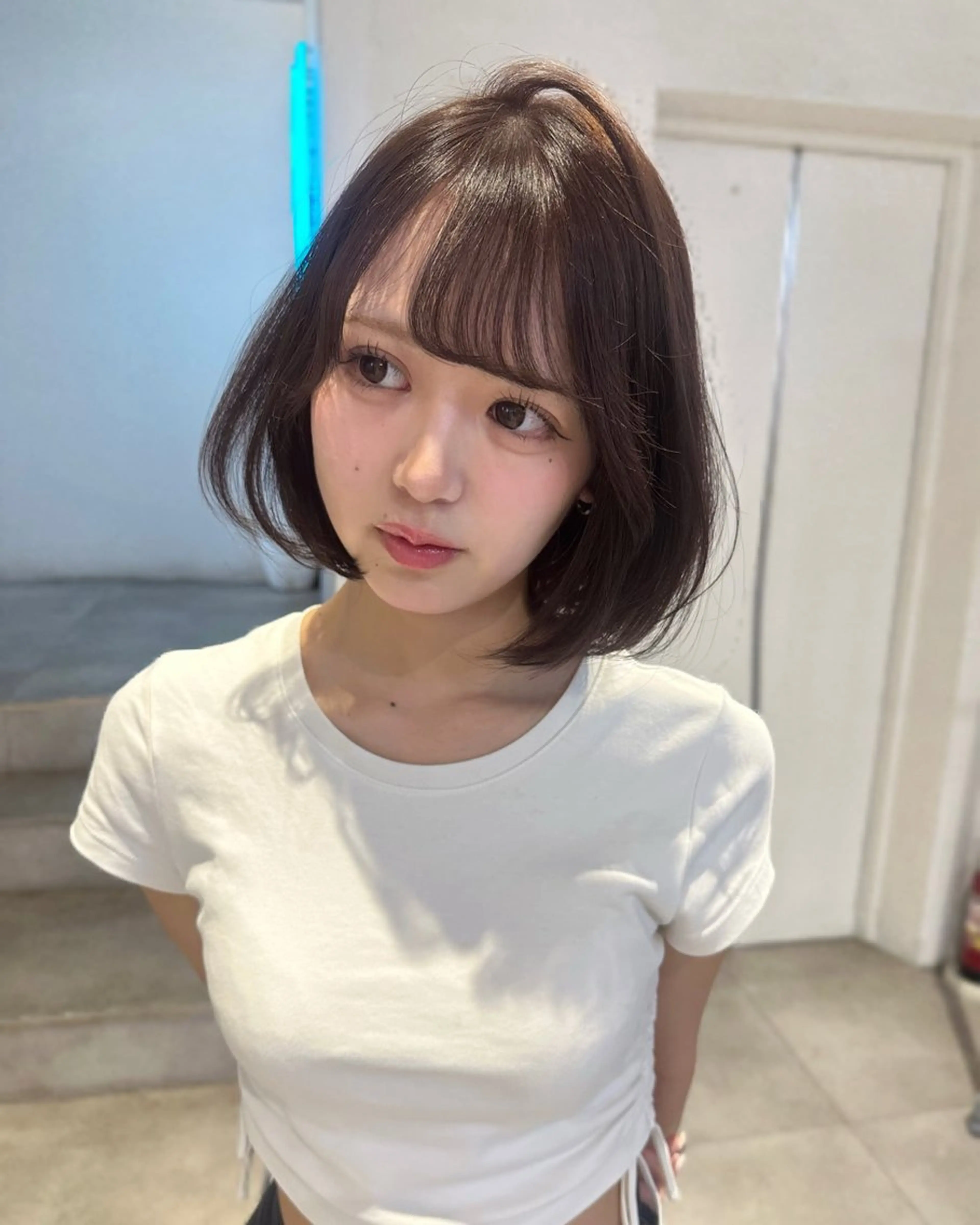 ミディアム 韓国ヘアメンズ・レデ ィース特化ミクのヘアスタイル